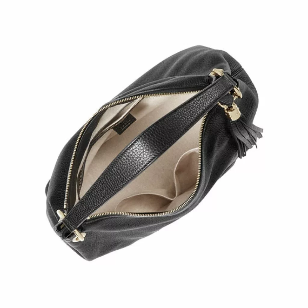 Gucci Black GG Disco Soho Leather Hobo Handbag Gucci Black GG Disco Soho Leather Hobo Handbag | Image 11