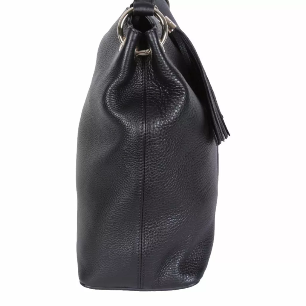 Gucci Black GG Disco Soho Leather Hobo Handbag Gucci Black GG Disco Soho Leather Hobo Handbag | Image 7
