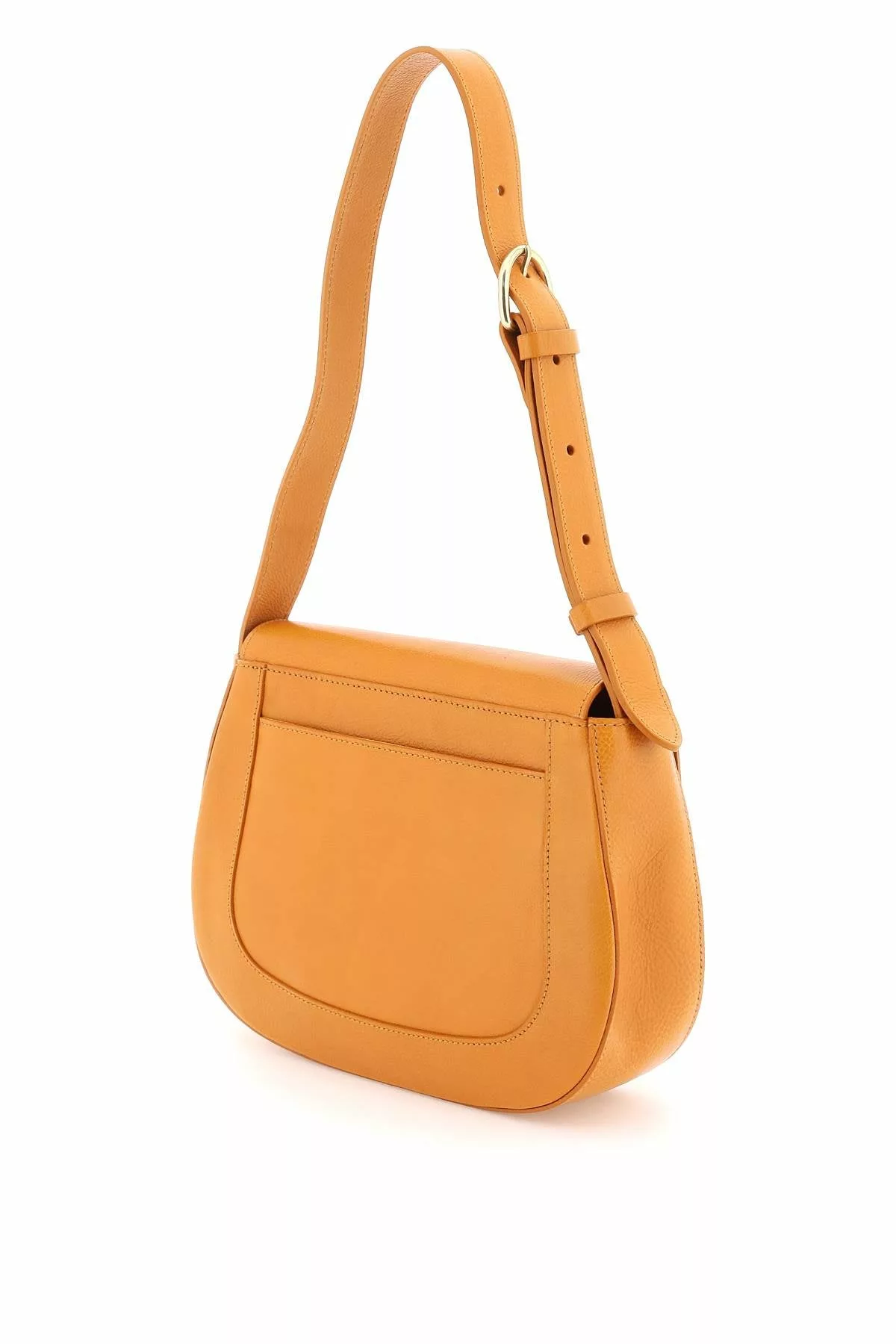 Il bisonte grained leather shoulder bag Il bisonte grained leather shoulder bag | Image 3