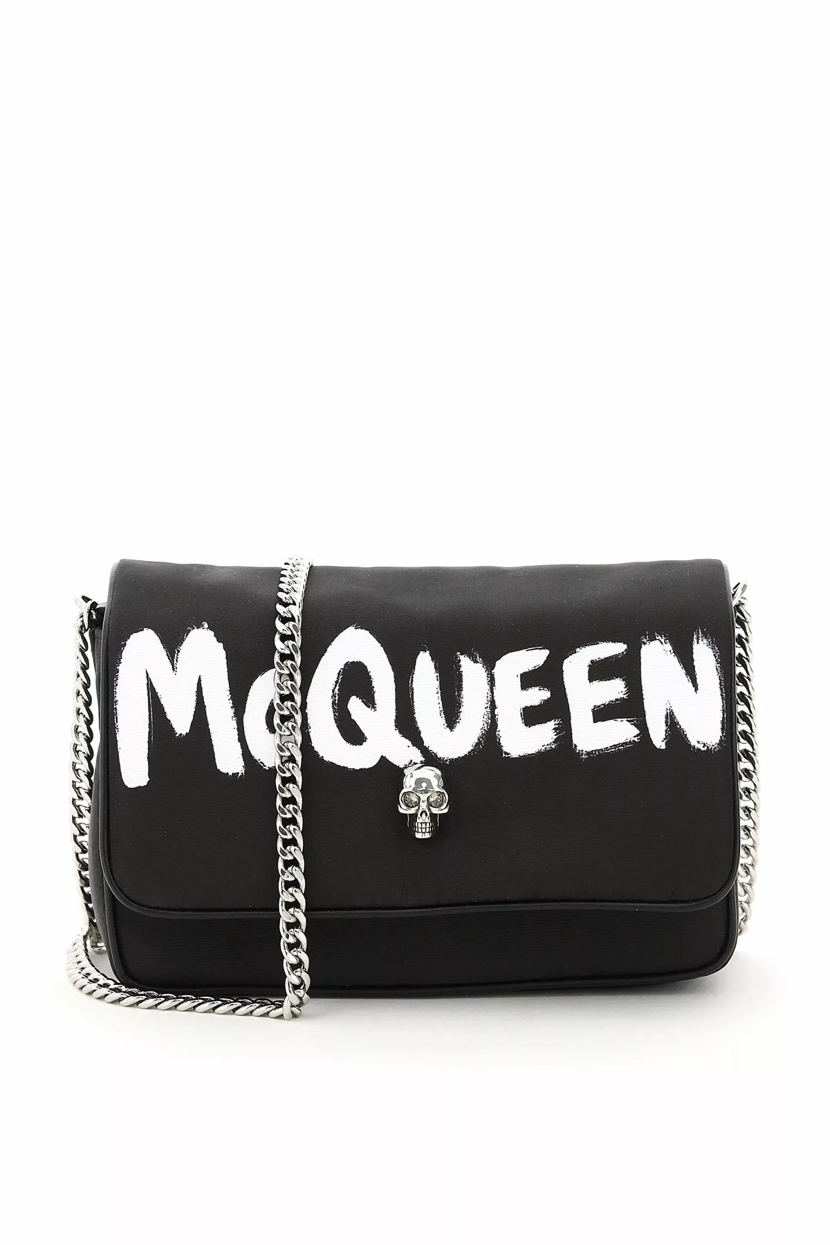 Alexander mcqueen graffiti logo skull nylon camera bag Alexander mcqueen graffiti logo skull nylon camera bag | Image 1