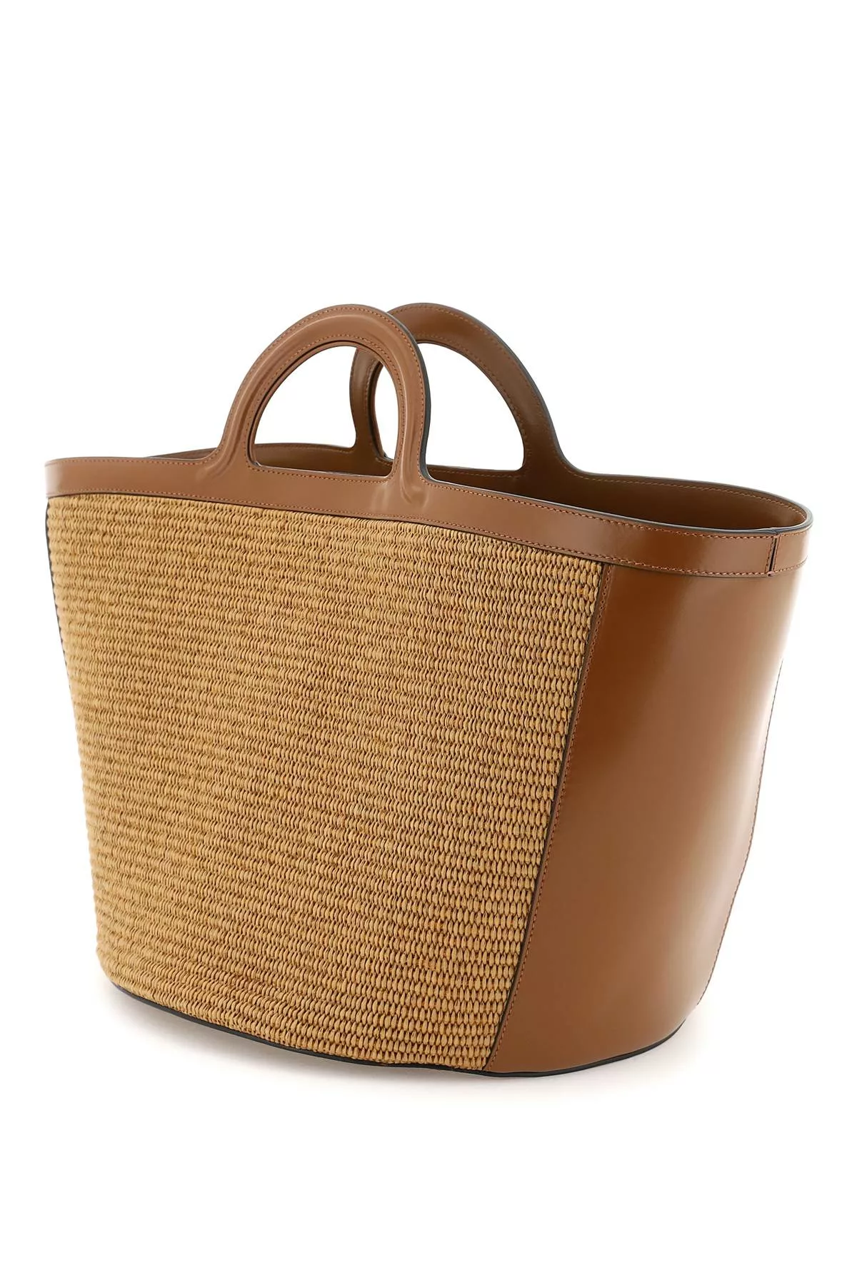 Marni tropicalia leather and raffia tote bag Marni tropicalia leather and raffia tote bag | Image 3