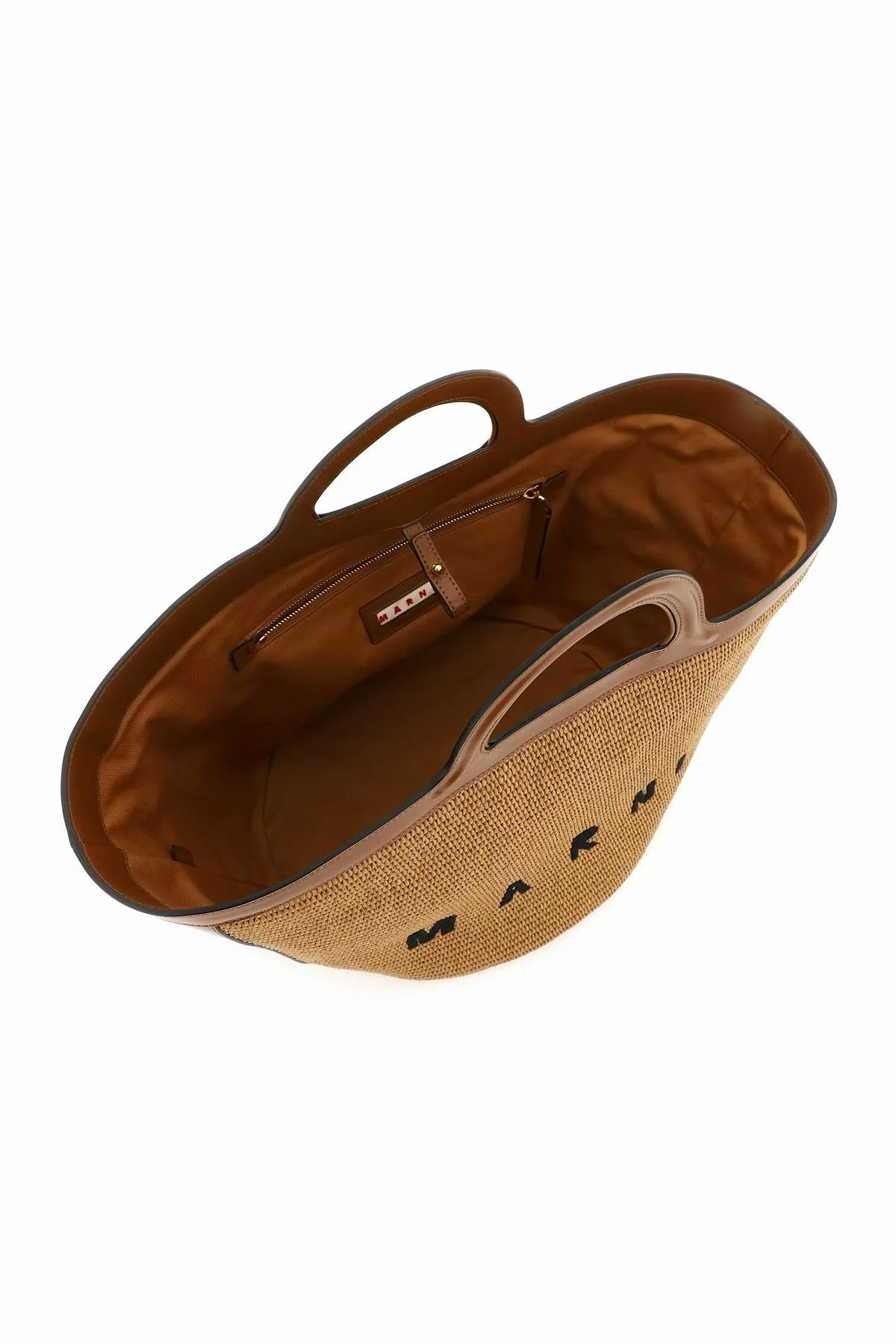 Marni tropicalia leather and raffia tote bag Marni tropicalia leather and raffia tote bag | Image 2