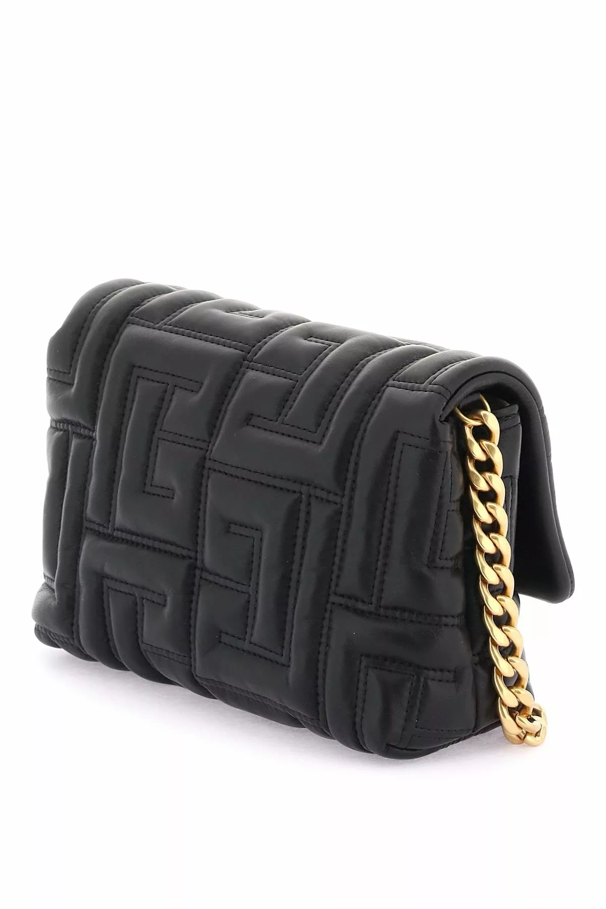 Balmain quilted leather mini 1945 soft bag Balmain quilted leather mini 1945 soft bag | Image 3