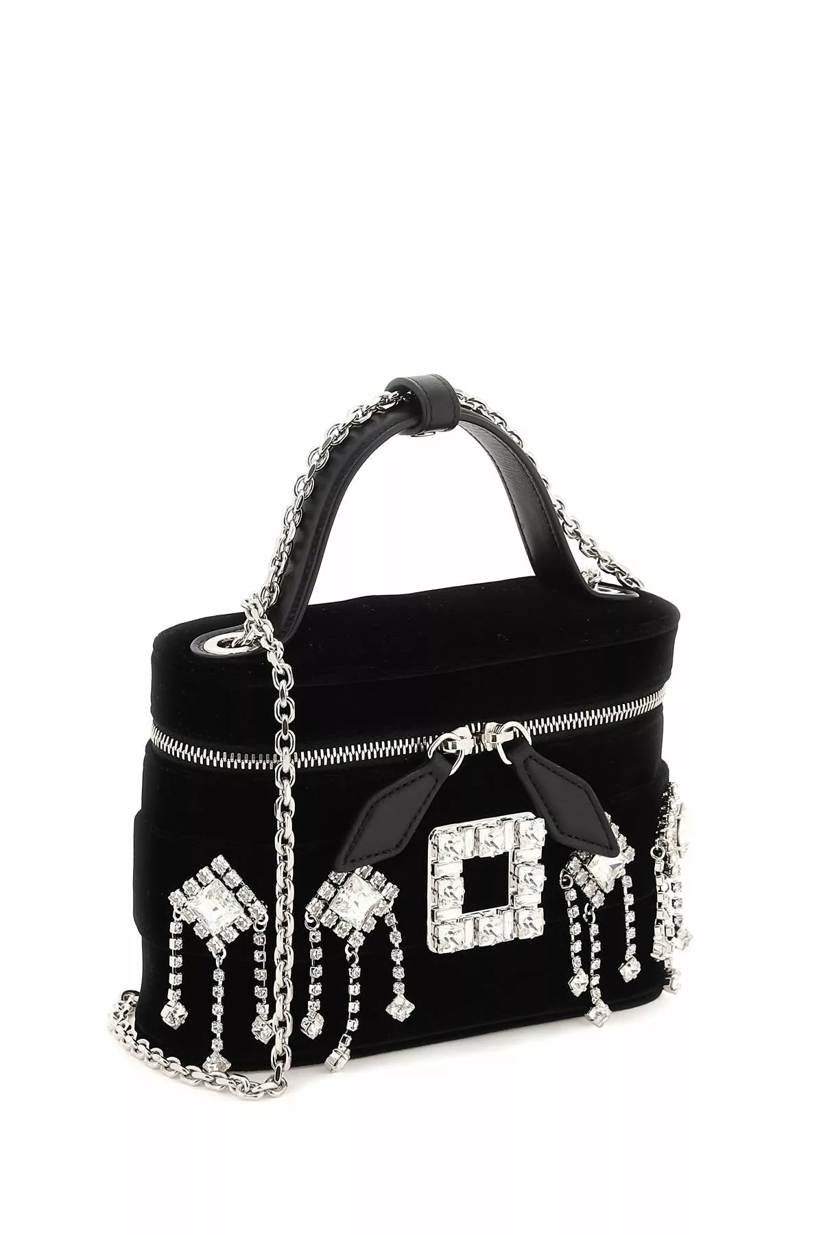 Roger vivier velvet ‘roger vivier vanity’ mini bag Roger vivier velvet ‘roger vivier vanity’ mini bag | Image 3