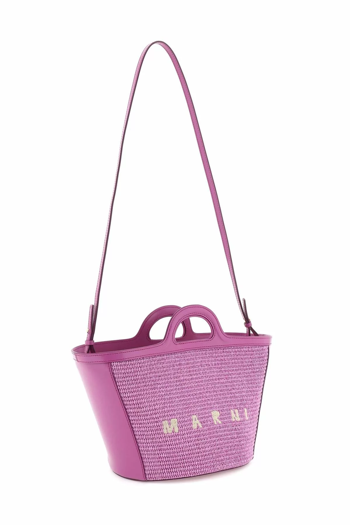 Marni raffia and leather small tropicalia bucket bag Marni raffia and leather small tropicalia bucket bag | Image 3