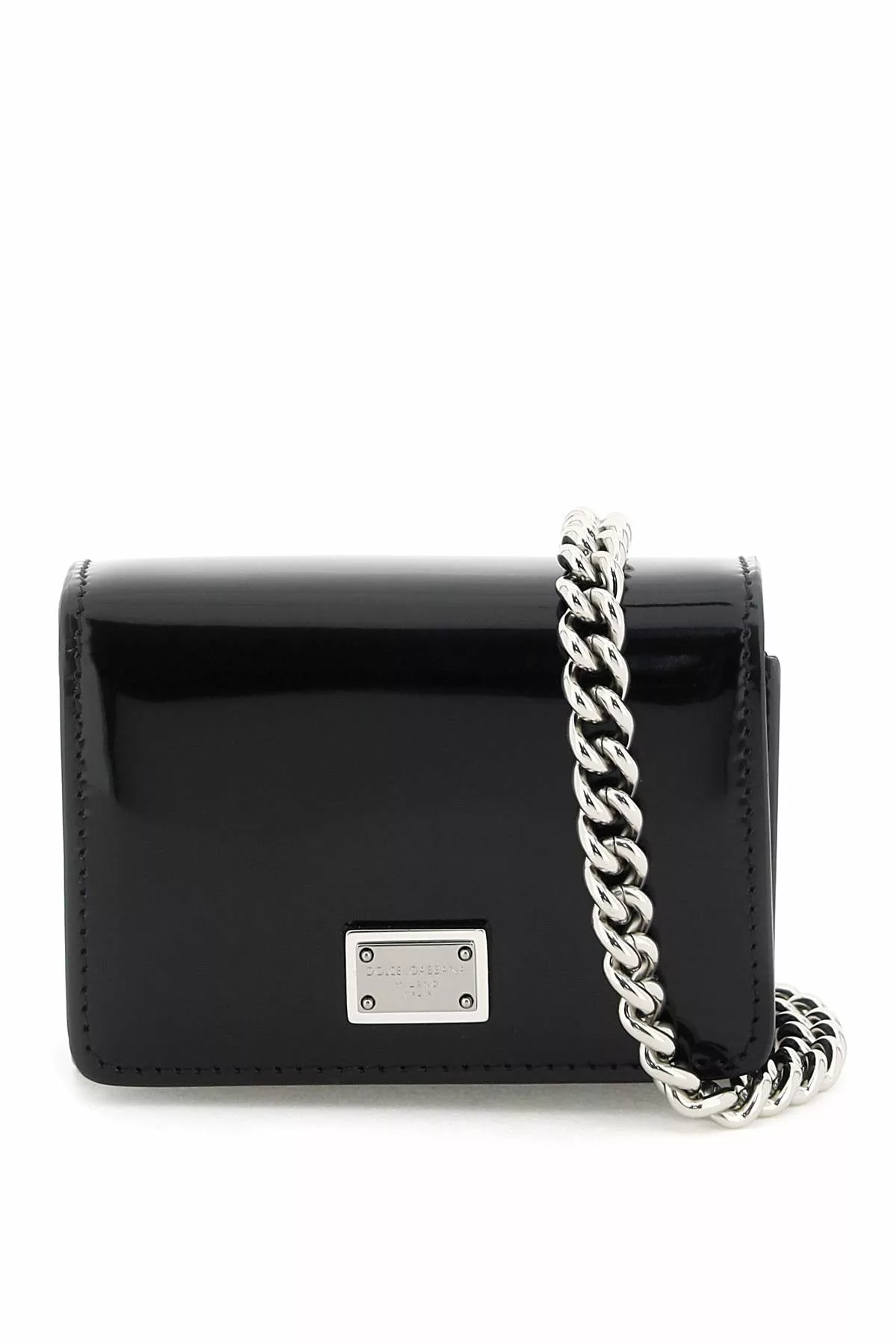 Dolce & gabbana patent leather mini crossbody bag Dolce & gabbana patent leather mini crossbody bag | Image 1