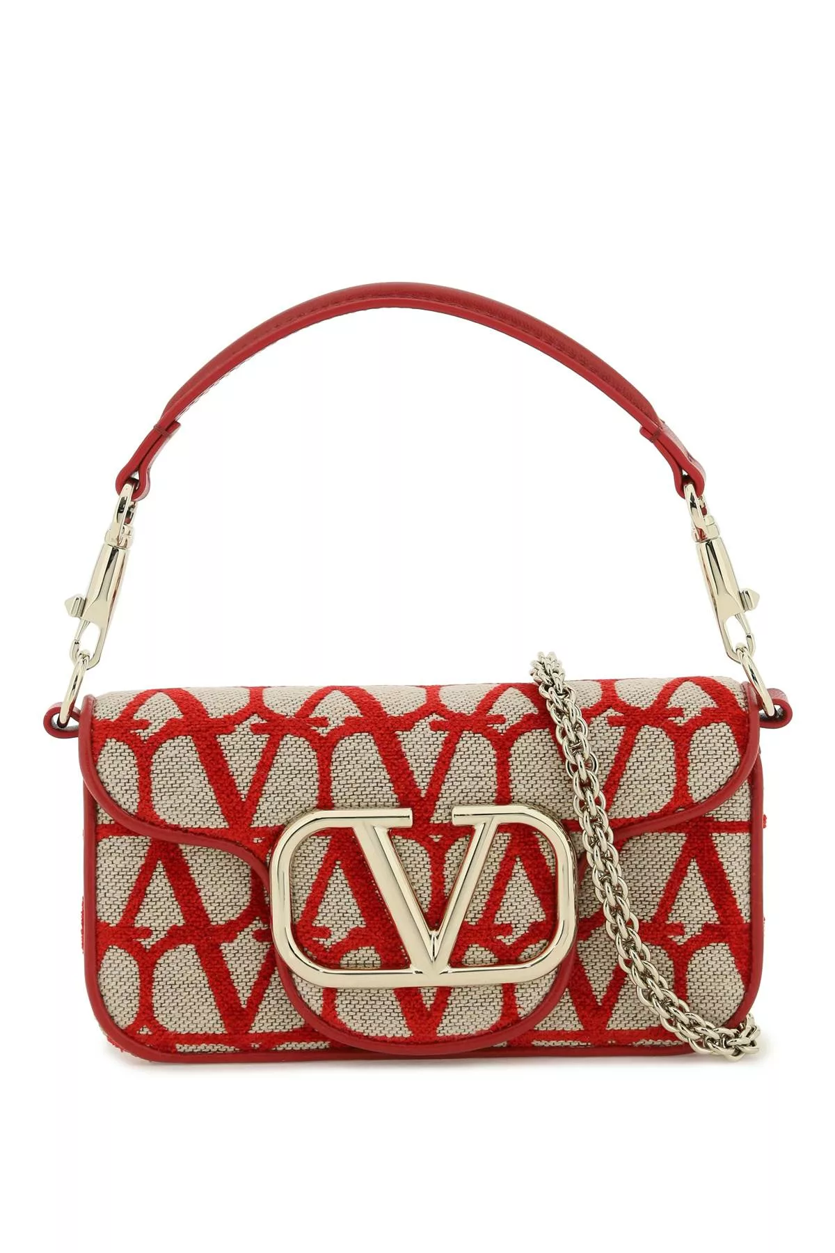 Valentino garavani small ‘locò’ shoulder bag in toile iconographe Valentino garavani small ‘locò’ shoulder bag in toile iconographe | Image 1