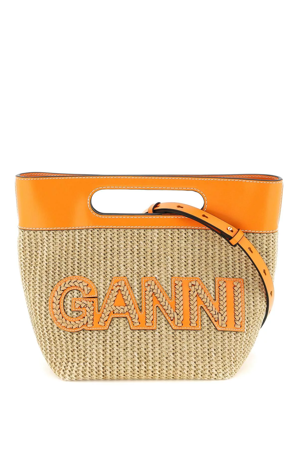 Ganni raffia handbag Ganni raffia handbag | Image 1