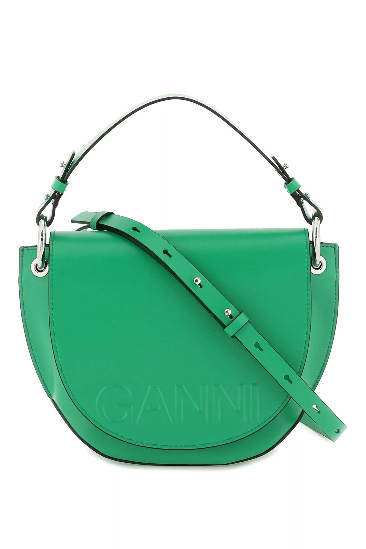 Ganni banner saddle crossbody bag Ganni banner saddle crossbody bag | Image 1
