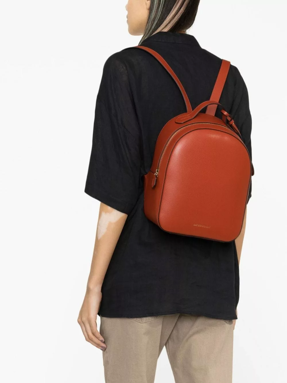 Emporio Armani Bag Leather Brown Emporio Armani Bag Leather Brown | Image 4