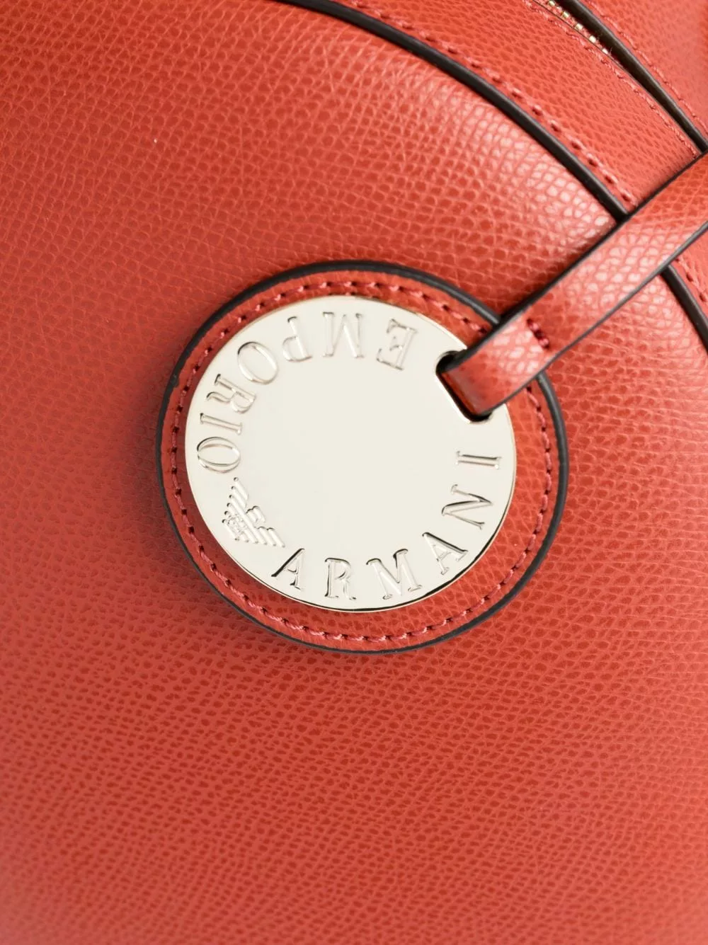 Emporio Armani Bag Leather Brown Emporio Armani Bag Leather Brown | Image 2