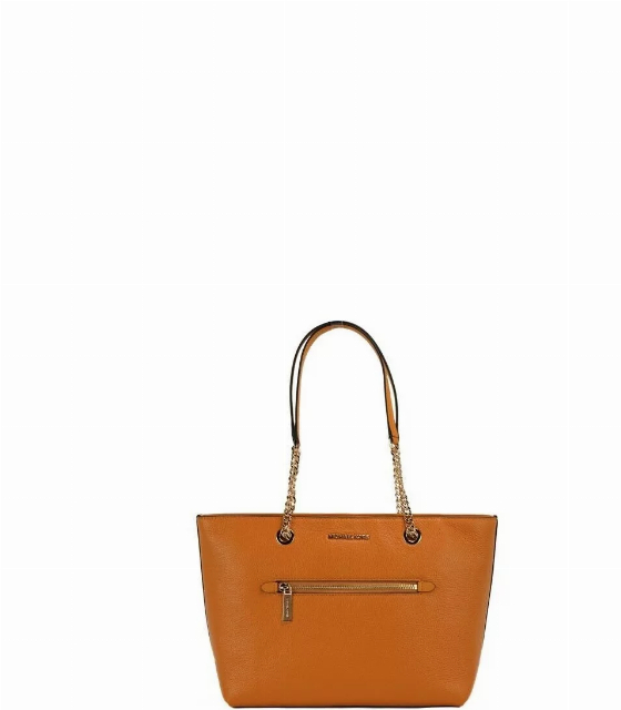 Michael Kors Jet Set Medium Honeycomb Leather Front Zip Chain Tote Bag Handbag | Image 1