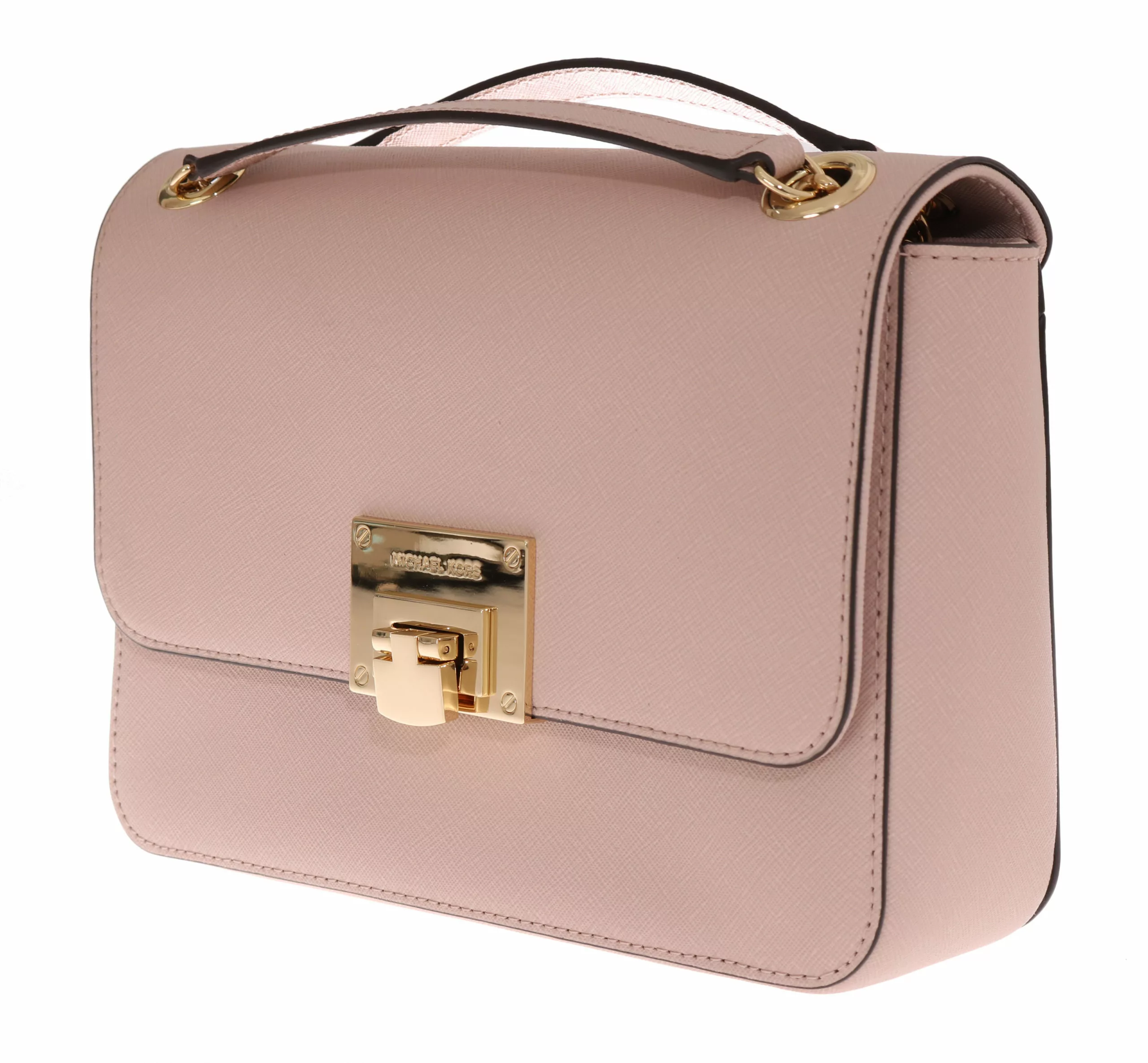 Michael Kors Pink Tina Leather Shoulder Bag Michael Kors Pink Tina Leather Shoulder Bag | Image 2