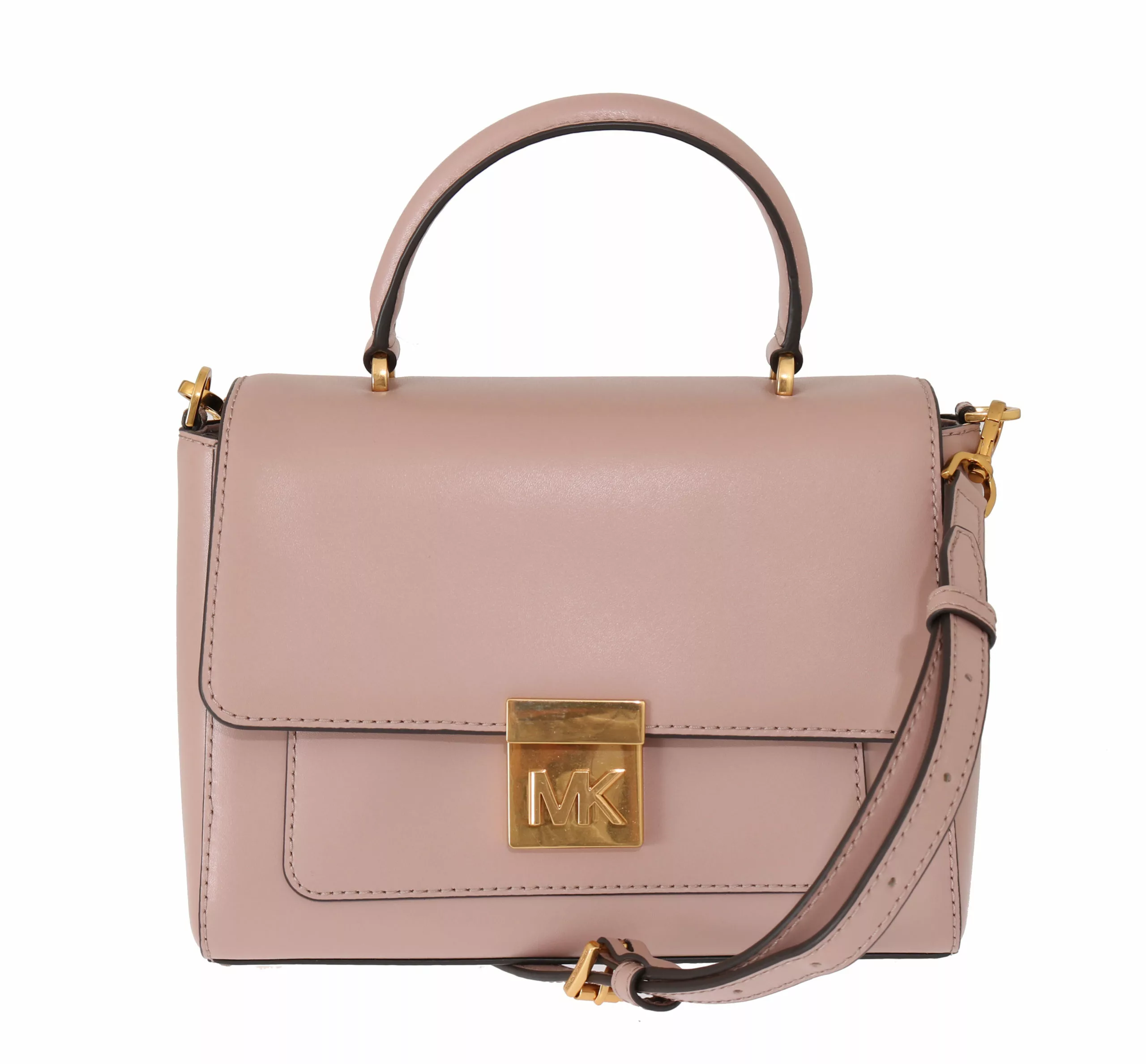 Michael Kors Pink MINDY Leather Shoulder Bag Michael Kors Pink MINDY Leather Shoulder Bag | Image 1