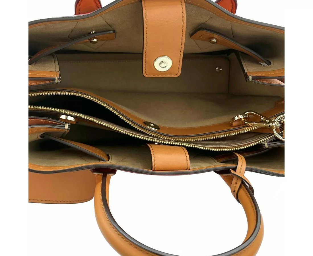 MCM Red Milano Ruby Leather Medium Tote Shoulder Bag MCM Red Milano Ruby Leather Medium Tote Shoulder Bag | Image 6