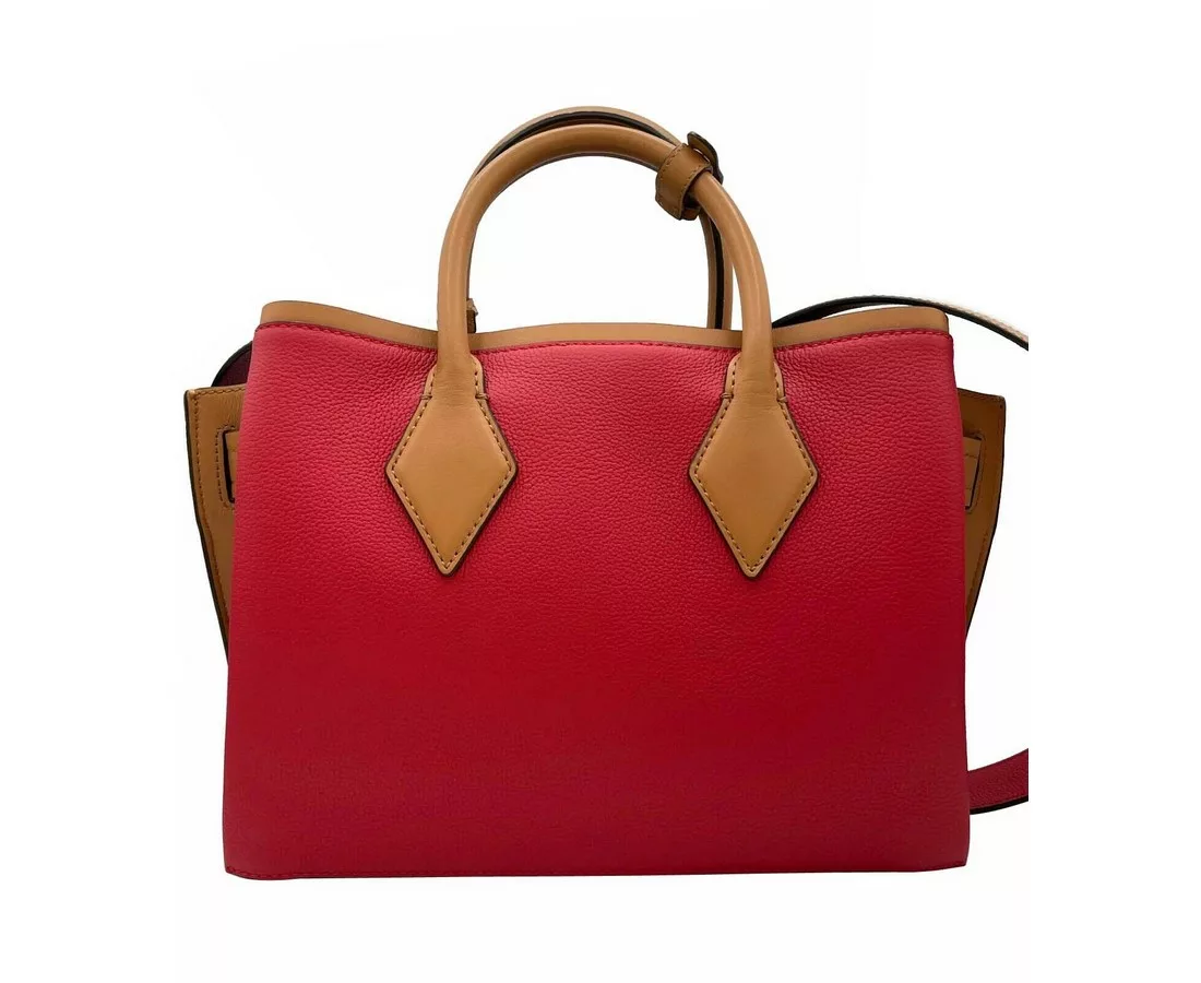 MCM Red Milano Ruby Leather Medium Tote Shoulder Bag MCM Red Milano Ruby Leather Medium Tote Shoulder Bag | Image 4