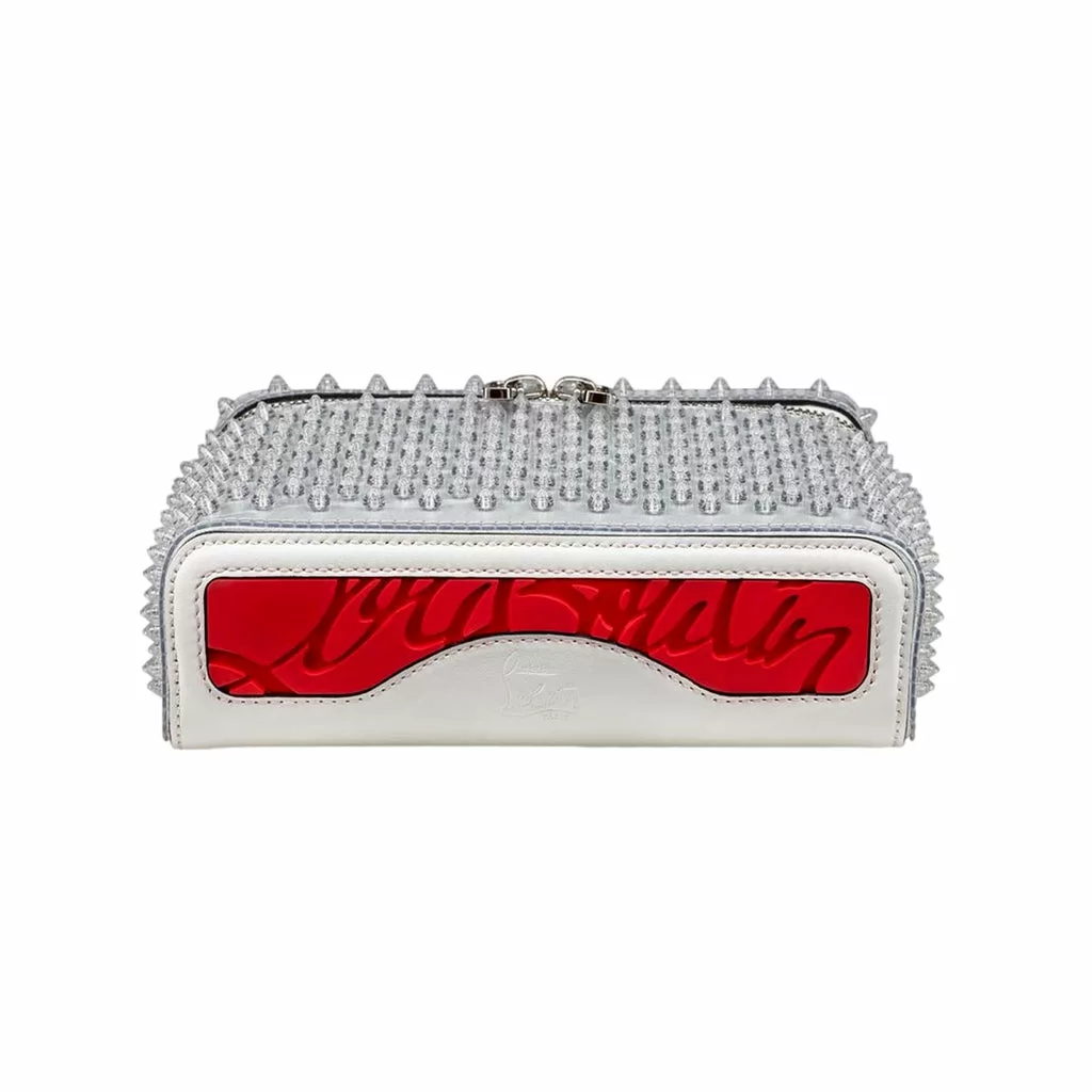 Christian Louboutin Kypipouch Spike Ivory Leather Christian Louboutin Kypipouch Spike Ivory Leather | Image 5