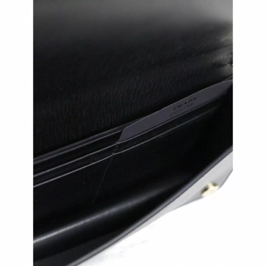 Prada Miniborse Black Vitello Move Leather Chain Cross Body Prada Miniborse Black Vitello Move Leather Chain Cross Body | Image 6