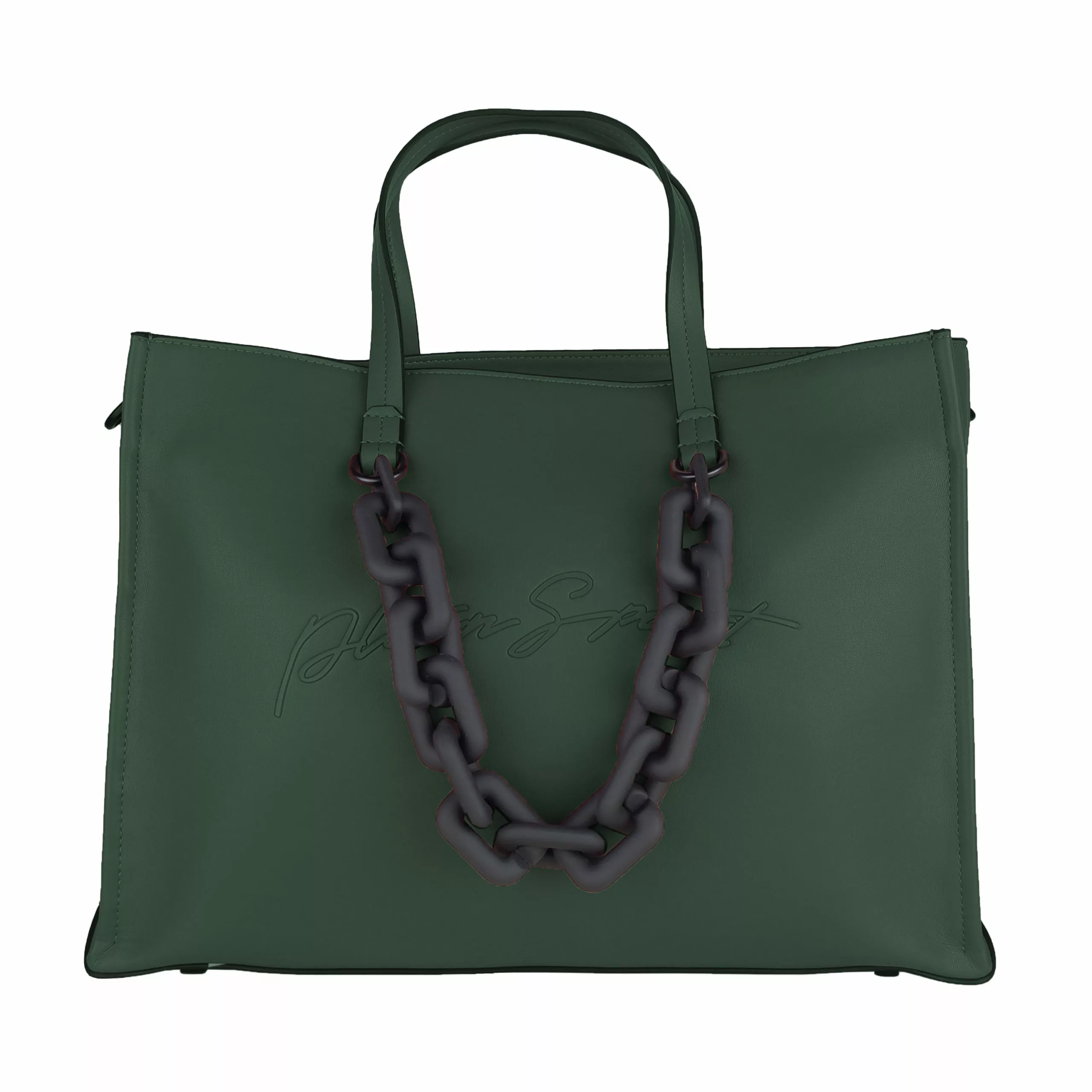 Plein Sport Green Polyurethane Shoulder Bag Plein Sport Green Polyurethane Shoulder Bag | Image 1