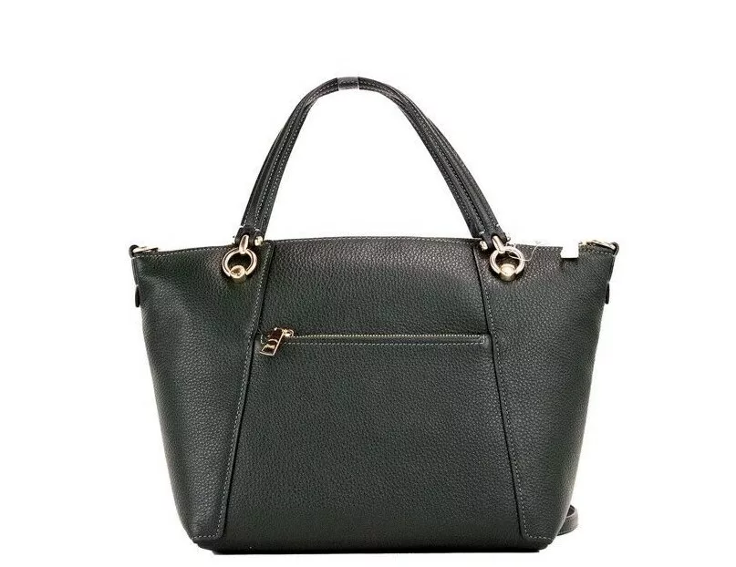 COACH Kacey Amazon Green Pebble Leather Top Zip Satchel Crossbody Bag COACH Kacey Amazon Green Pebble Leather Top Zip Satchel Crossbody Bag | Image 2