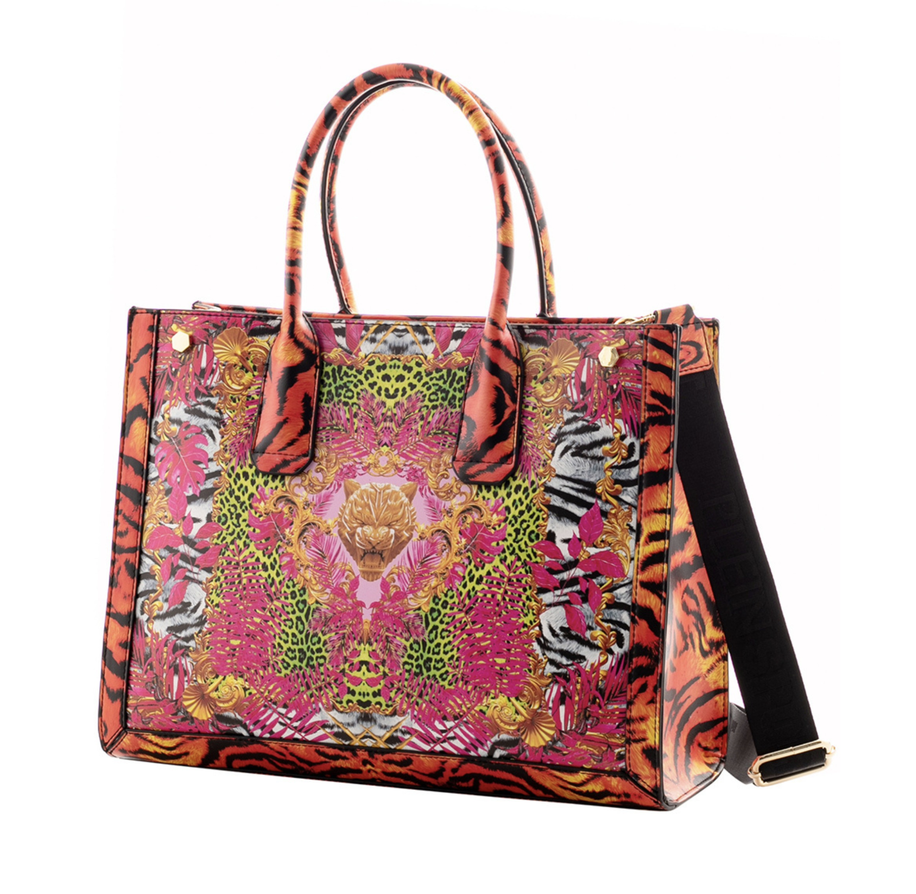 Plein Sport Fuchsia Polyurethane Handbag Plein Sport Fuchsia Polyurethane Handbag | Image 1