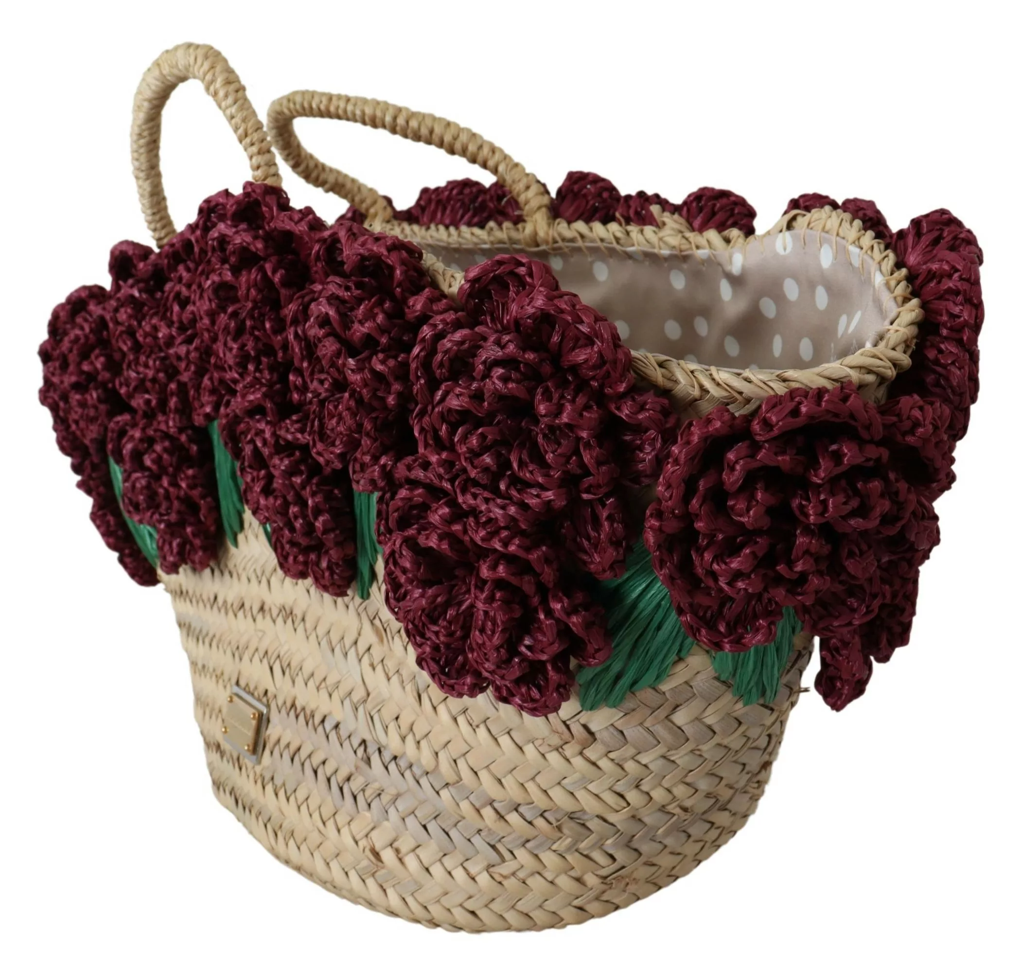 Dolce & Gabbana Multicolor Straw Floral Handbag Tote Women Purse Dolce & Gabbana Multicolor Straw Floral Handbag Tote Women Purse | Image 3