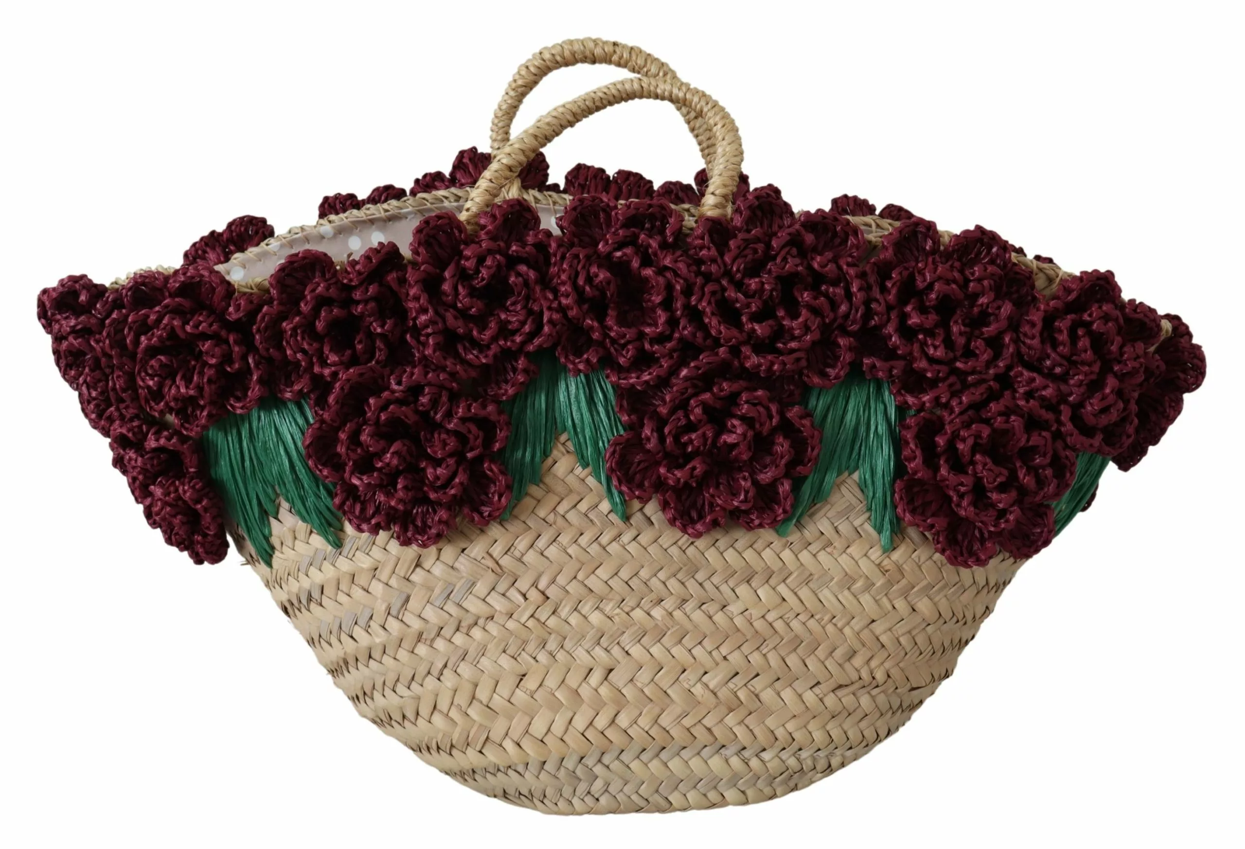 Dolce & Gabbana Multicolor Straw Floral Handbag Tote Women Purse Dolce & Gabbana Multicolor Straw Floral Handbag Tote Women Purse | Image 2