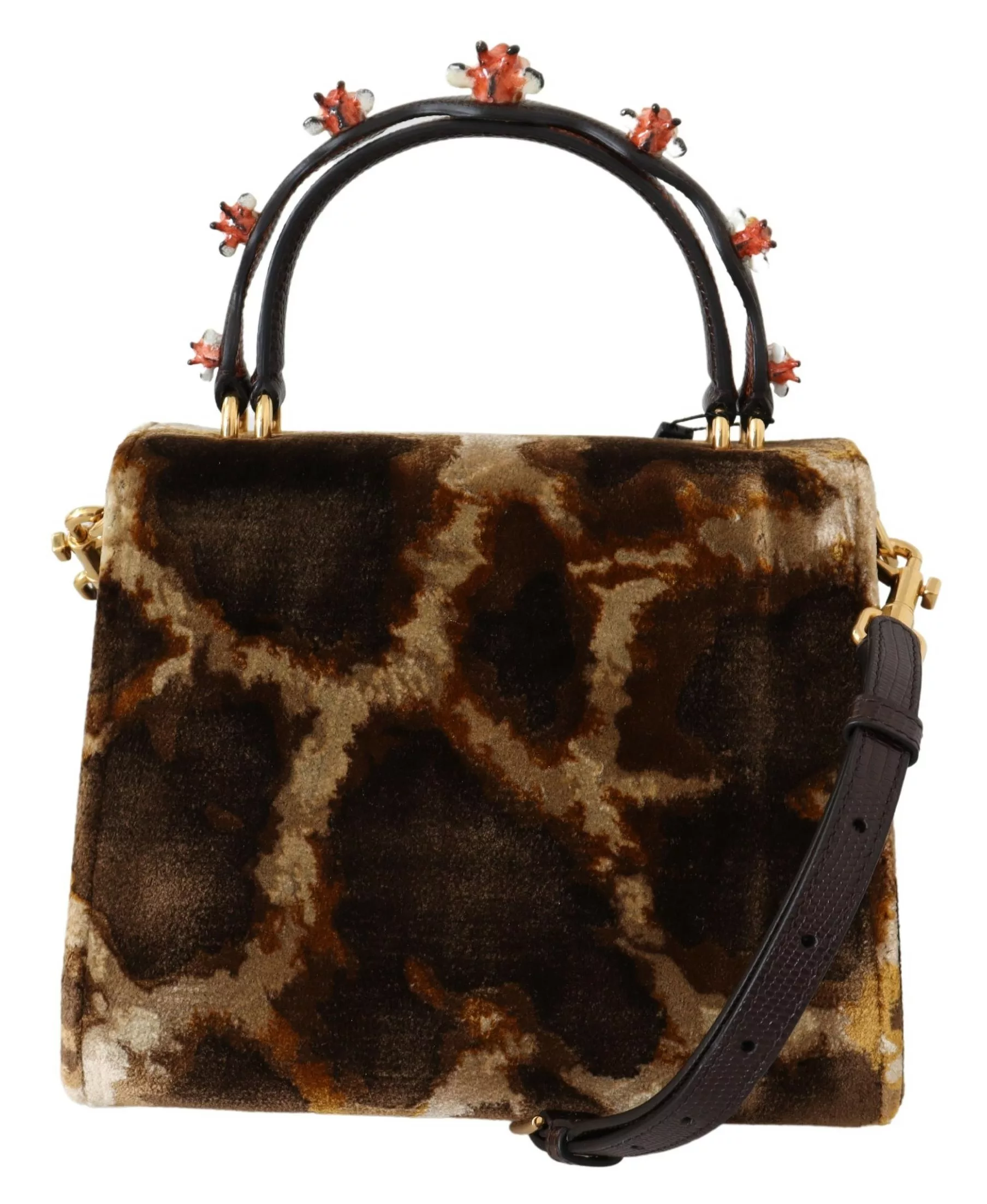Dolce & Gabbana Brown Giraffe Crossbody Purse Borse WELCOME Purse Dolce & Gabbana Brown Giraffe Crossbody Purse Borse WELCOME Purse | Image 4
