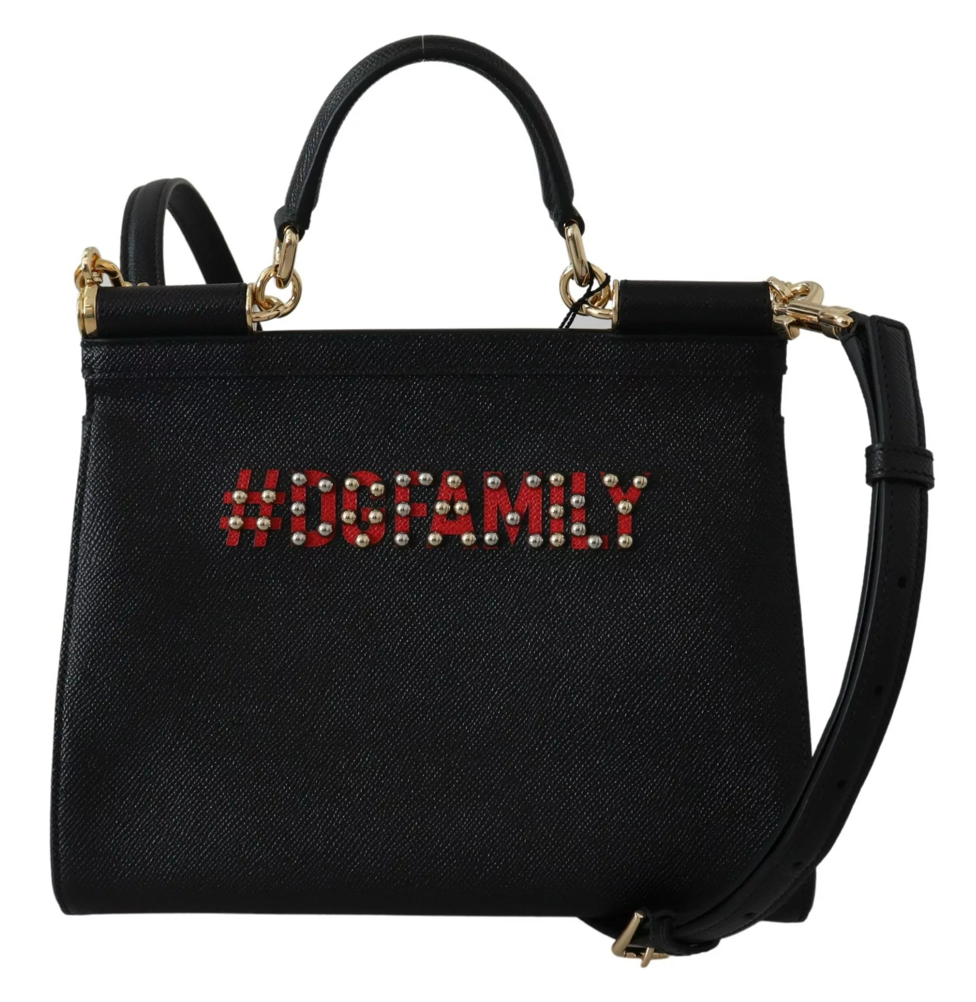Dolce & Gabbana Black Leather #dgfamily Borse Satchel Handbag Purse SICILY Bag Dolce & Gabbana Black Leather #dgfamily Borse Satchel Handbag Purse SICILY Bag | Image 4