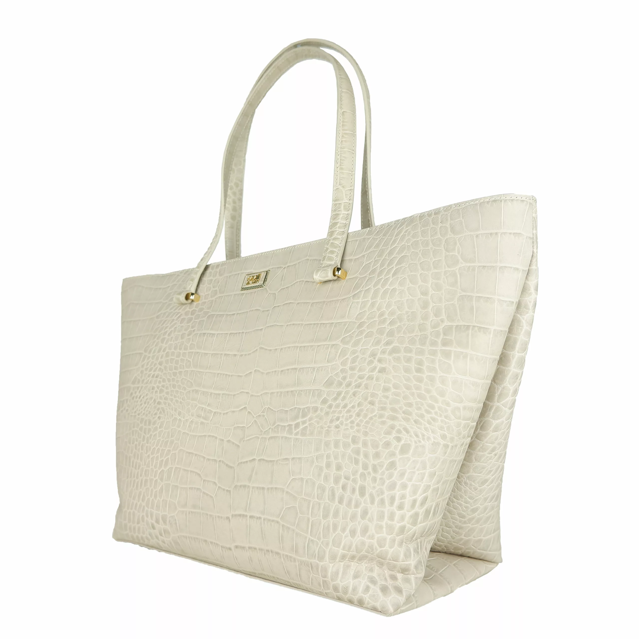 Cavalli Class Bianco Calfskin Handbag Cavalli Class Bianco Calfskin Handbag | Image 2