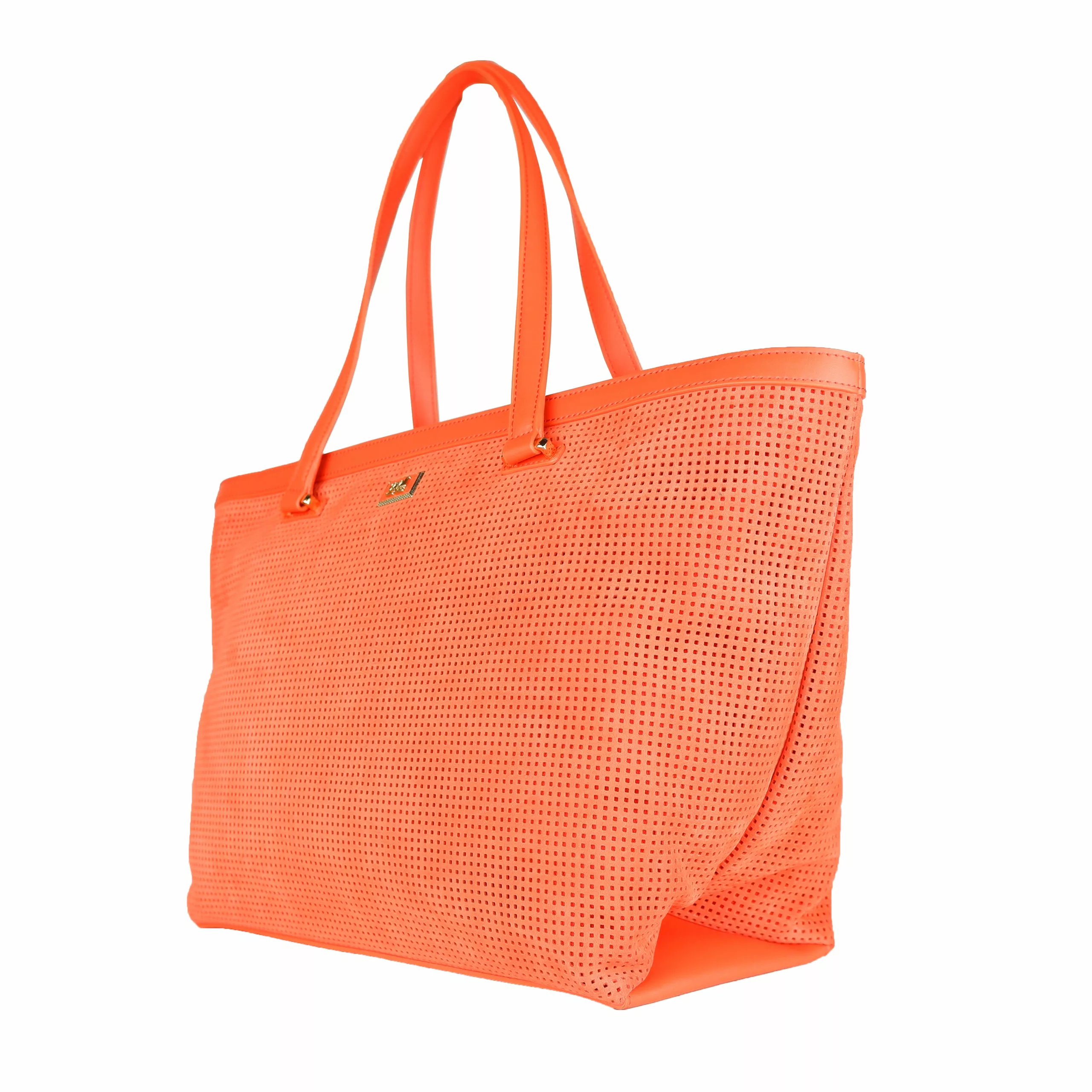 Cavalli Class Arancione Cotton Handbag Cavalli Class Arancione Cotton Handbag | Image 2