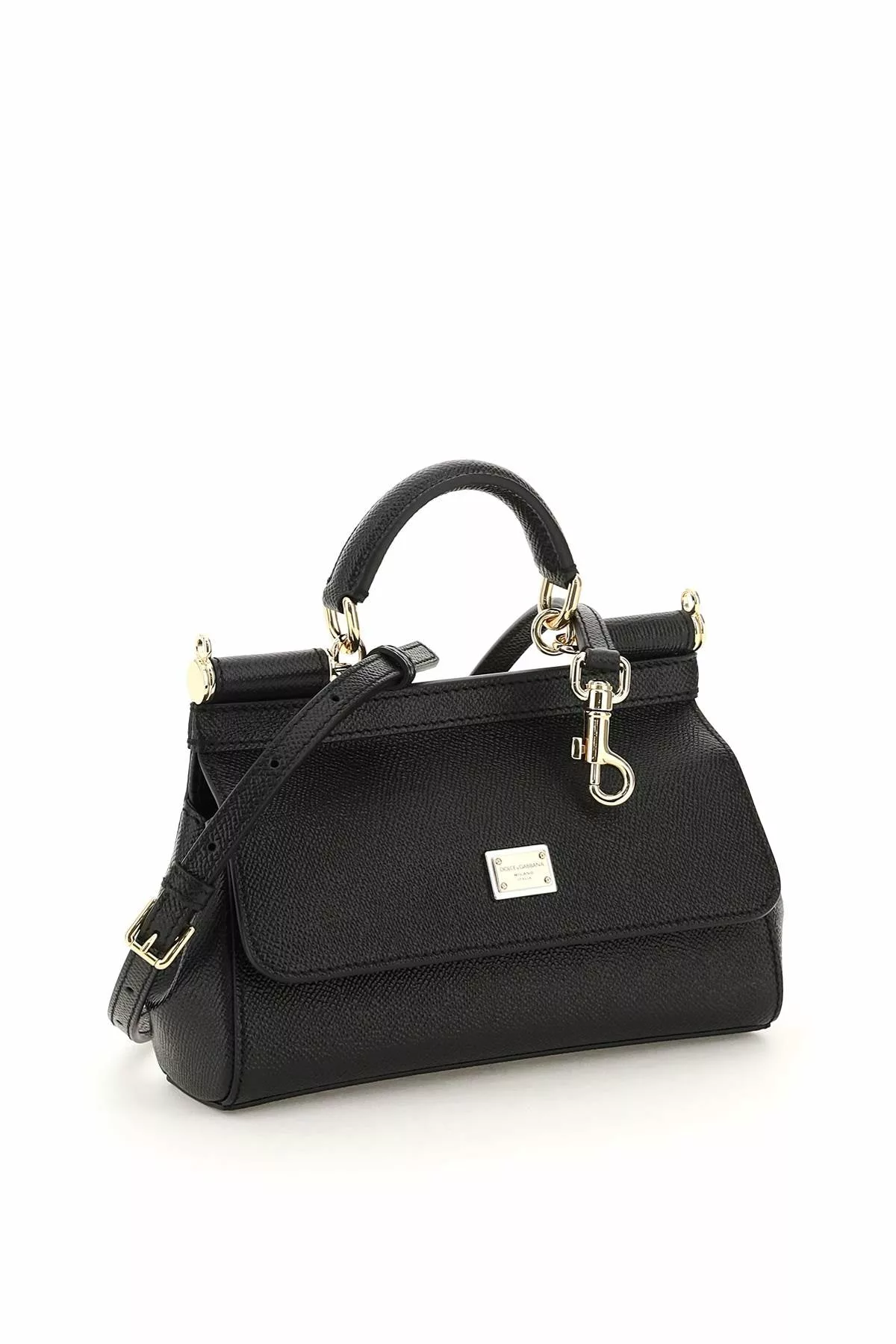 Dolce & gabbana small sicily bag in dauphine leather Dolce & gabbana small sicily bag in dauphine leather | Image 3