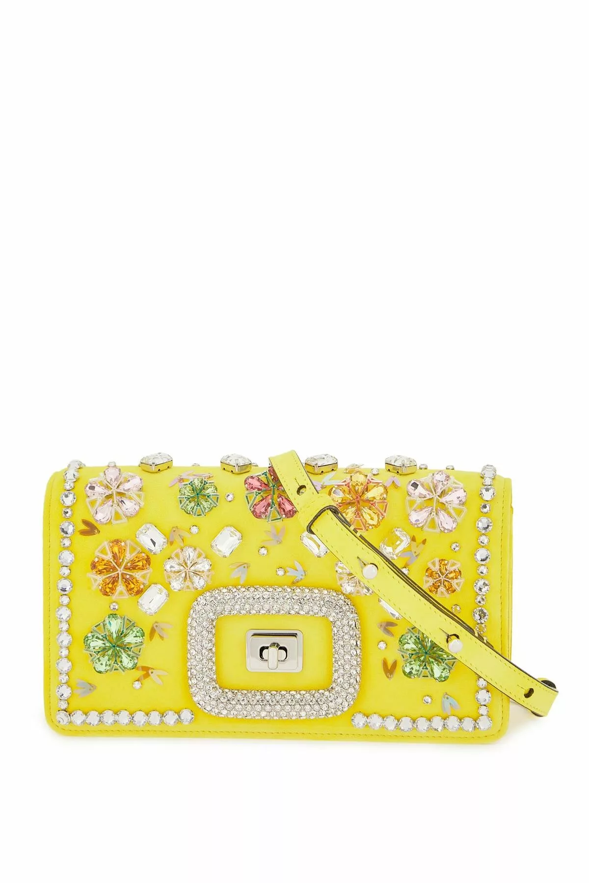 Roger vivier viv’ choc strass crossbody bag Roger vivier viv’ choc strass crossbody bag | Image 1