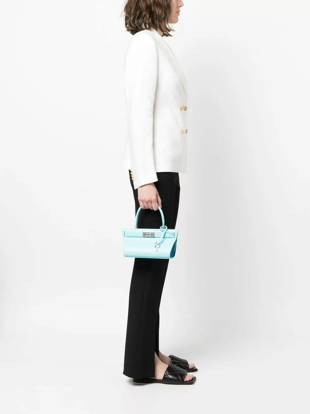 Tory Burch Bag Clear Blue Tory Burch Bag Clear Blue | Image 5