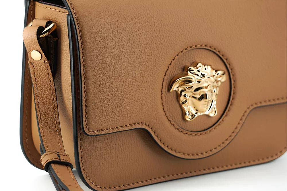 Versace Brown Calf Leather Shoulder Bag Versace Brown Calf Leather Shoulder Bag | Image 4