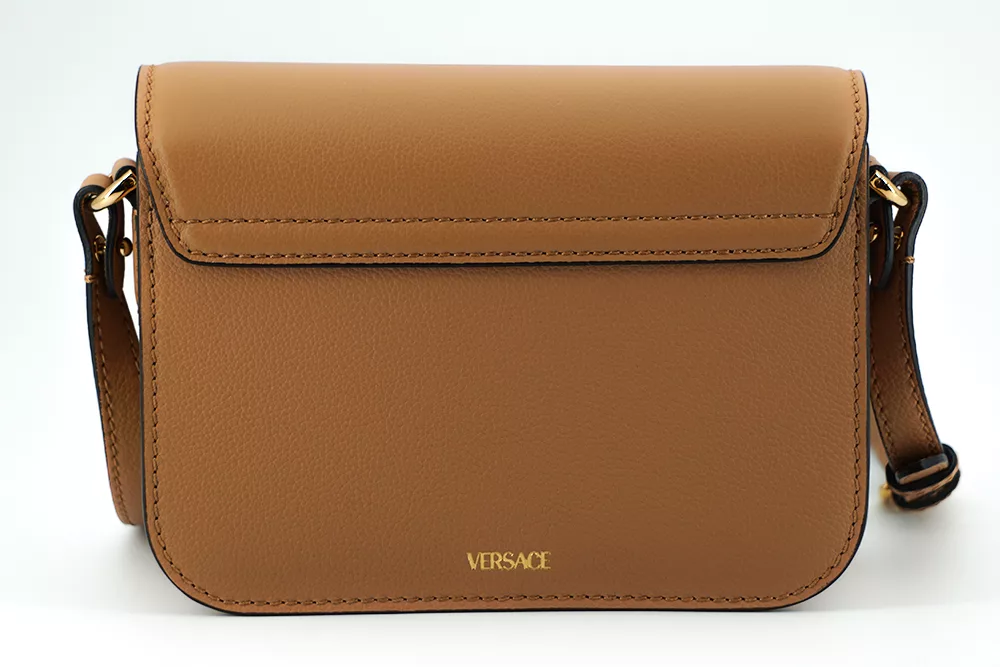 Versace Brown Calf Leather Shoulder Bag Versace Brown Calf Leather Shoulder Bag | Image 2