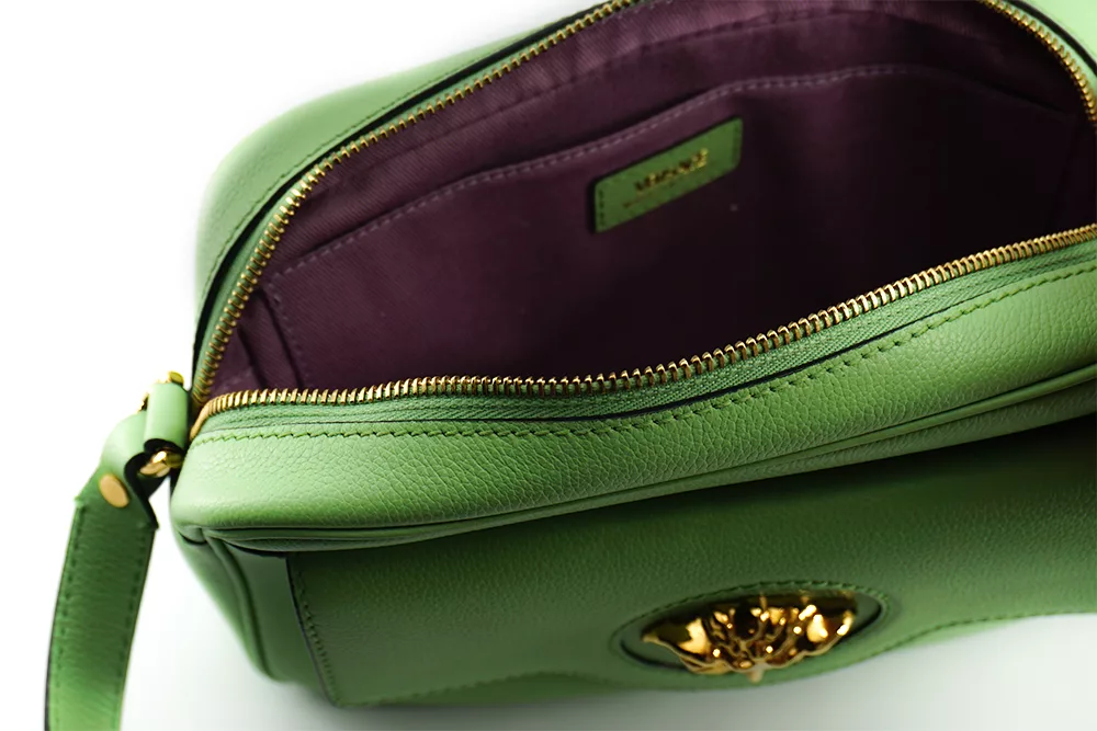 Versace Mint Green Calf Leather Camera Shoulder Bag Versace Mint Green Calf Leather Camera Shoulder Bag | Image 4