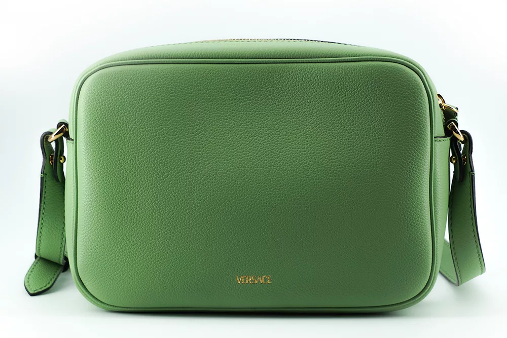 Versace Mint Green Calf Leather Camera Shoulder Bag Versace Mint Green Calf Leather Camera Shoulder Bag | Image 2