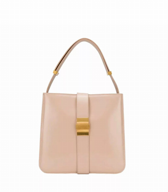 Bottega Veneta Marie Smooth Nude Blush Leather Shoulder | Image 1
