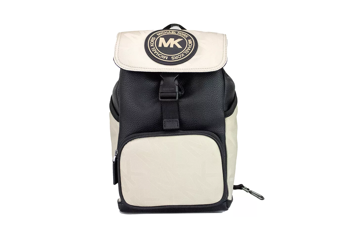Michael Kors Kent Medium Hemp Nylon Pebbled Leather Slingpack Backpack Bag Michael Kors Kent Medium Hemp Nylon Pebbled Leather Slingpack Backpack Bag | Image 1