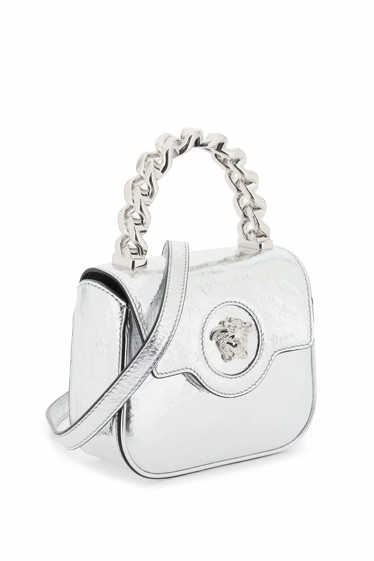 Versace metallic leather ‘la medusa’ mini bag Versace metallic leather ‘la medusa’ mini bag | Image 3