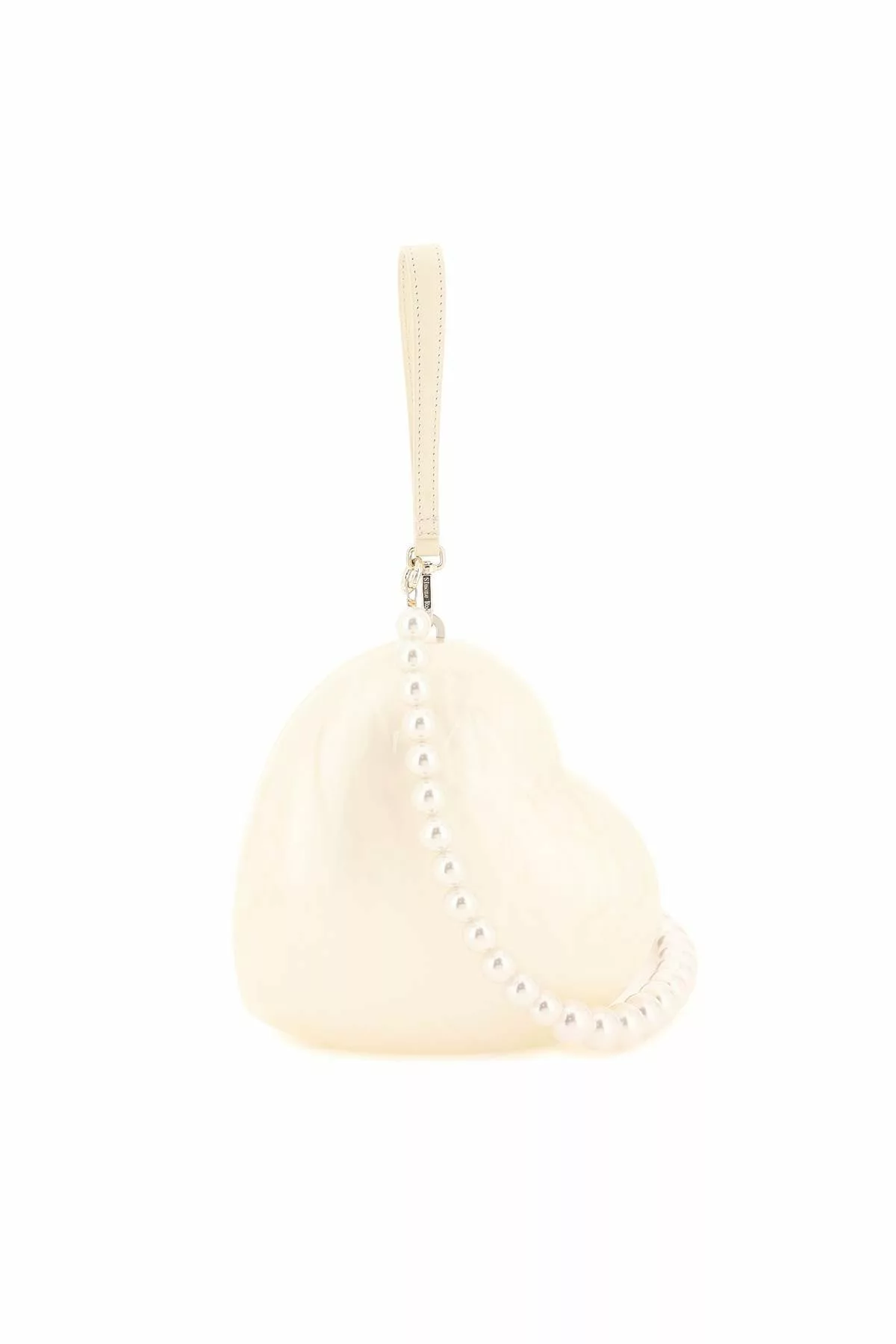 Simone rocha heart bag with pearl strap Simone rocha heart bag with pearl strap | Image 1