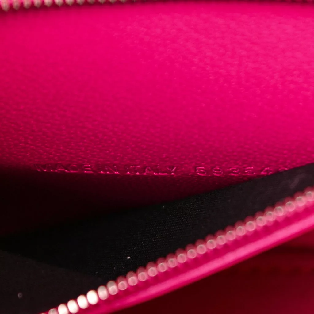 Balenciaga Hourglass Top Handle Shiny Box Acid Fuchsia Balenciaga Hourglass Top Handle Shiny Box Acid Fuchsia | Image 9