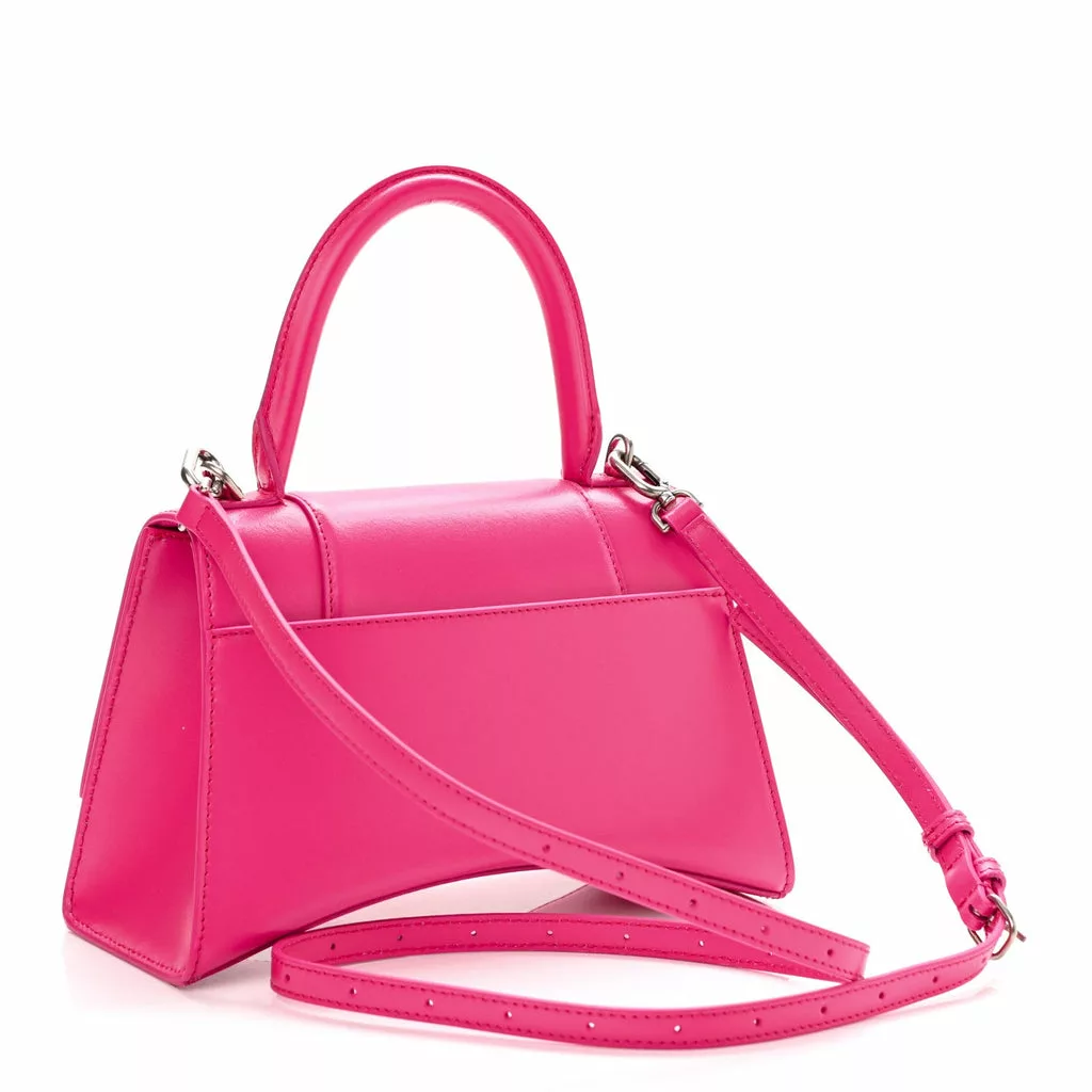 Balenciaga Hourglass Top Handle Shiny Box Acid Fuchsia Balenciaga Hourglass Top Handle Shiny Box Acid Fuchsia | Image 10