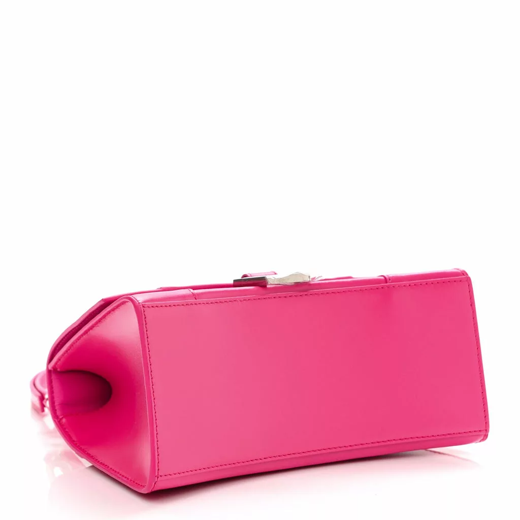 Balenciaga Hourglass Top Handle Shiny Box Acid Fuchsia Balenciaga Hourglass Top Handle Shiny Box Acid Fuchsia | Image 6