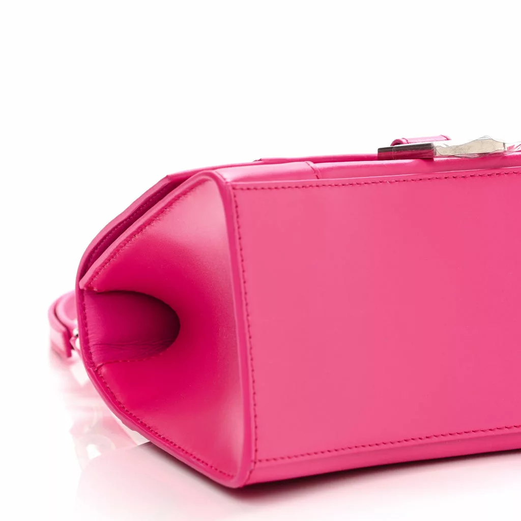 Balenciaga Hourglass Top Handle Shiny Box Acid Fuchsia Balenciaga Hourglass Top Handle Shiny Box Acid Fuchsia | Image 5
