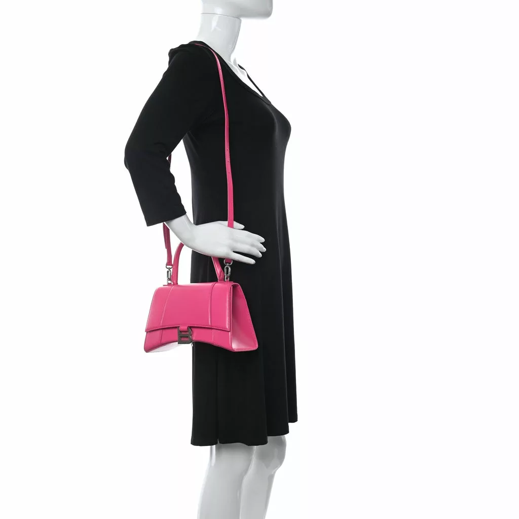Balenciaga Hourglass Top Handle Shiny Box Acid Fuchsia Balenciaga Hourglass Top Handle Shiny Box Acid Fuchsia | Image 3