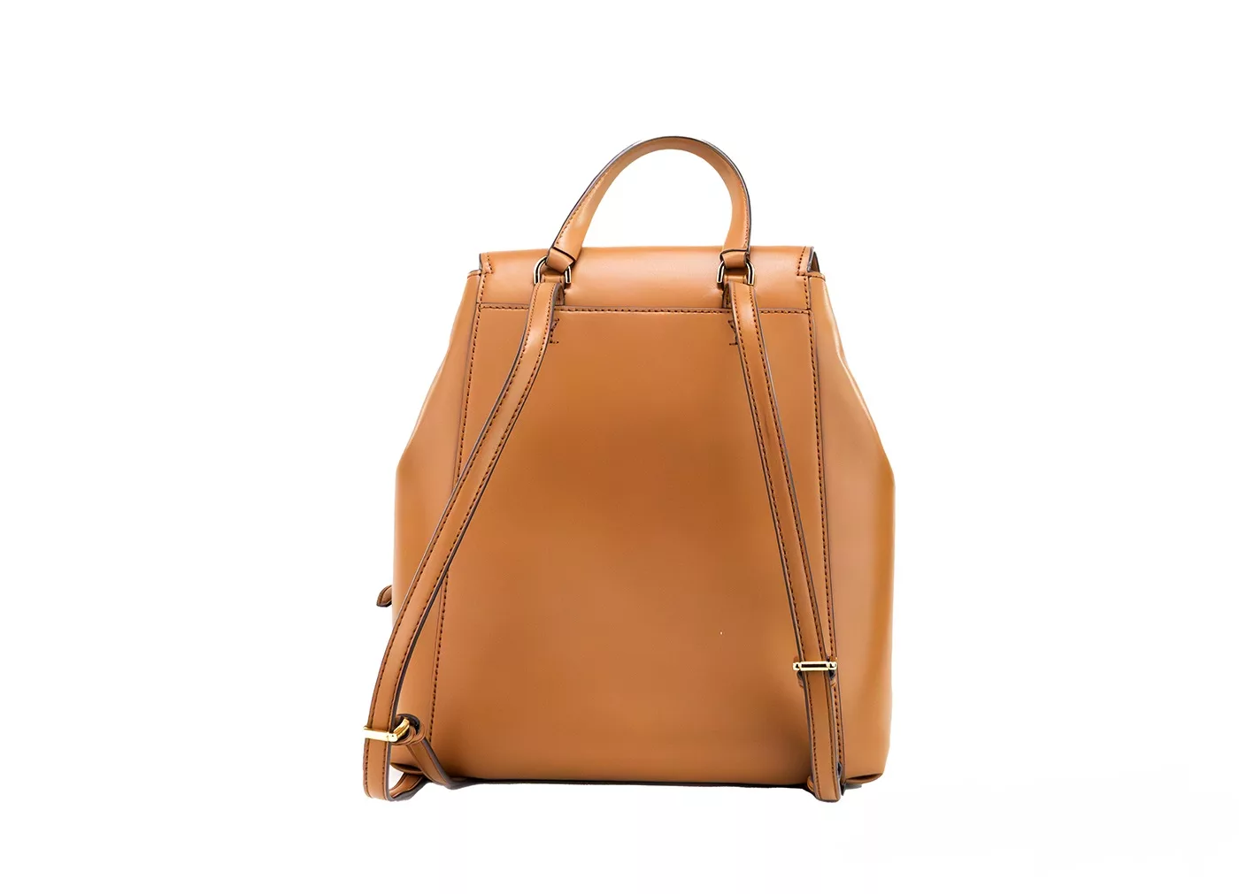 Michael Kors Phoebe Medium Brown Signature PVC Leather Flap Backpack Bookbag Michael Kors Phoebe Medium Brown Signature PVC Leather Flap Backpack Bookbag | Image 3