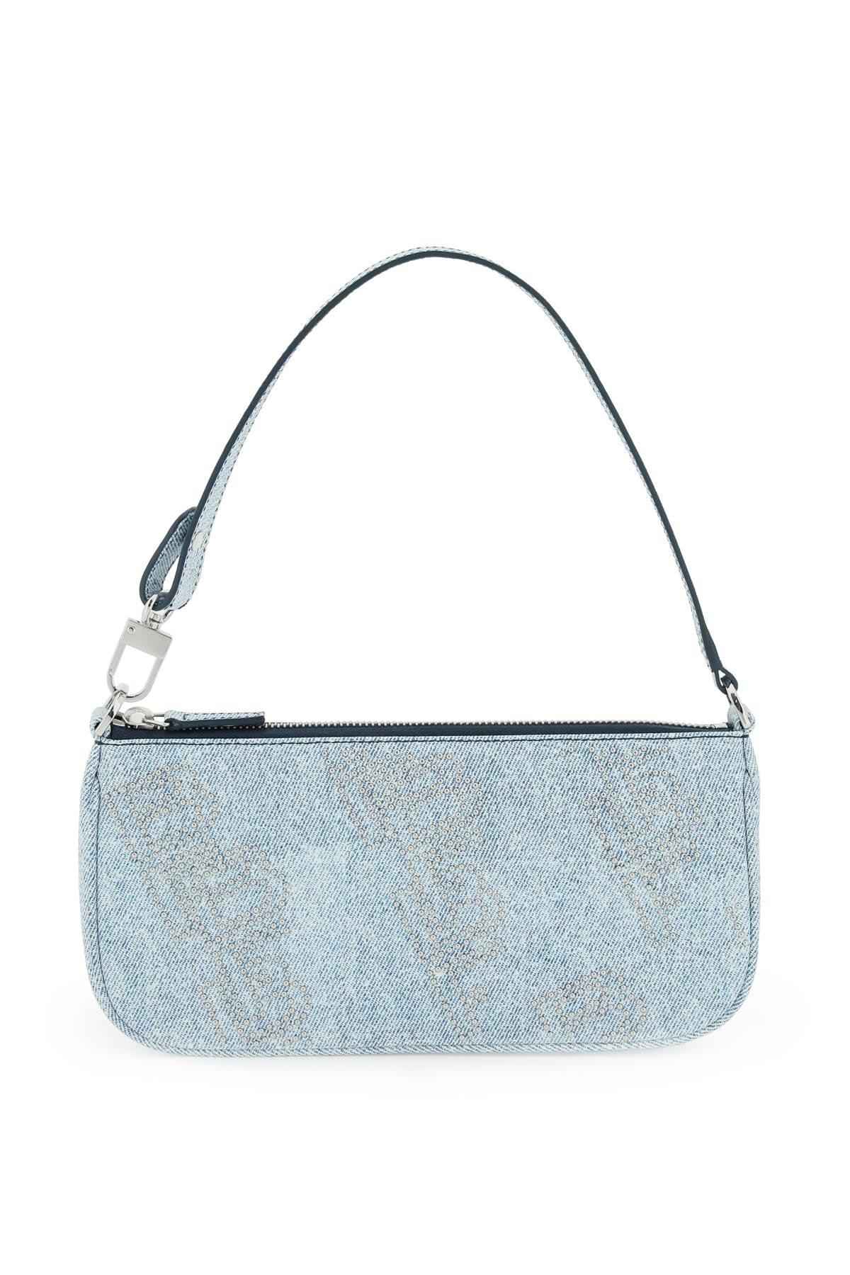 By far denim print leather ‘rachel’ bag By far denim print leather ‘rachel’ bag | Image 1