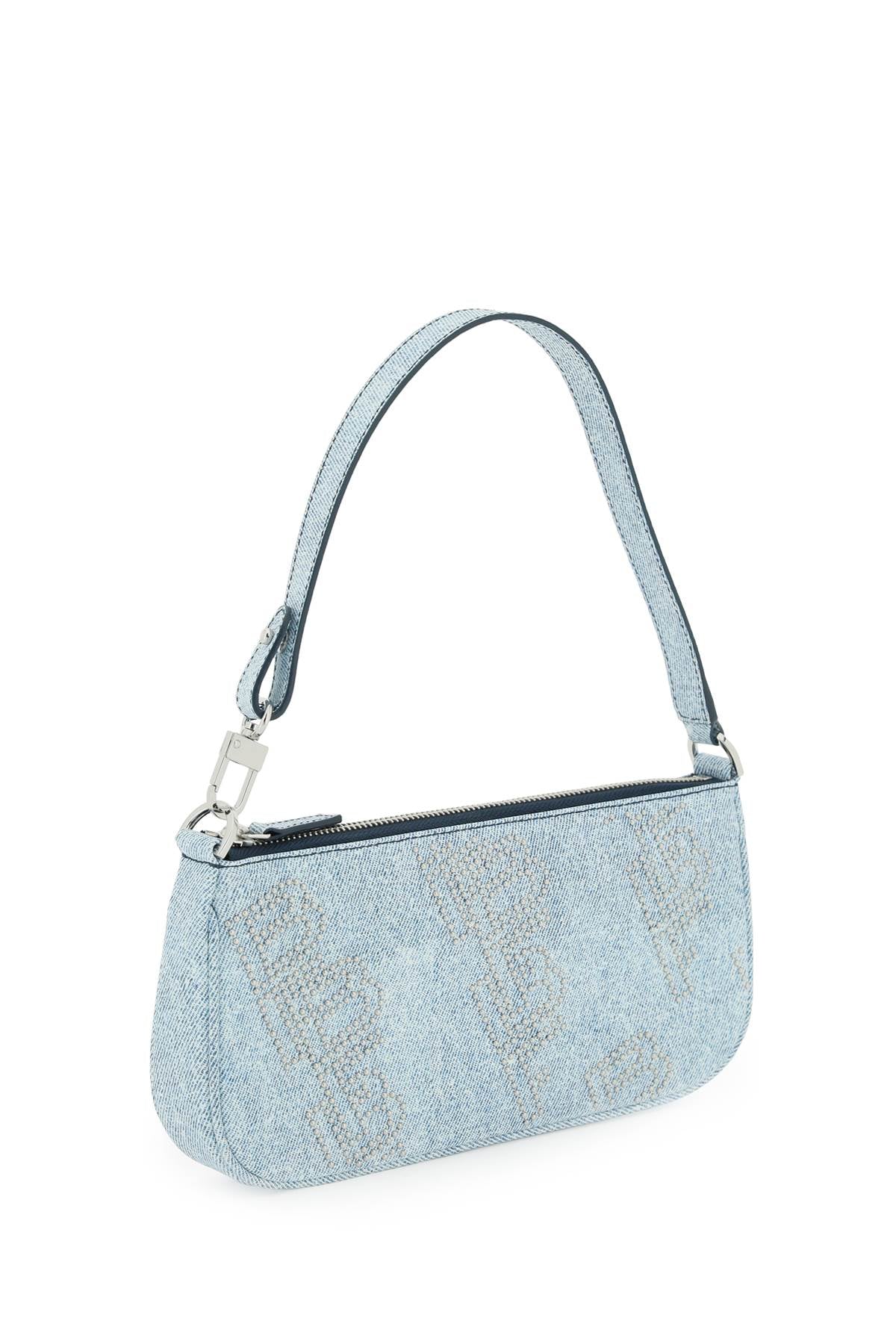 By far denim print leather ‘rachel’ bag By far denim print leather ‘rachel’ bag | Image 3